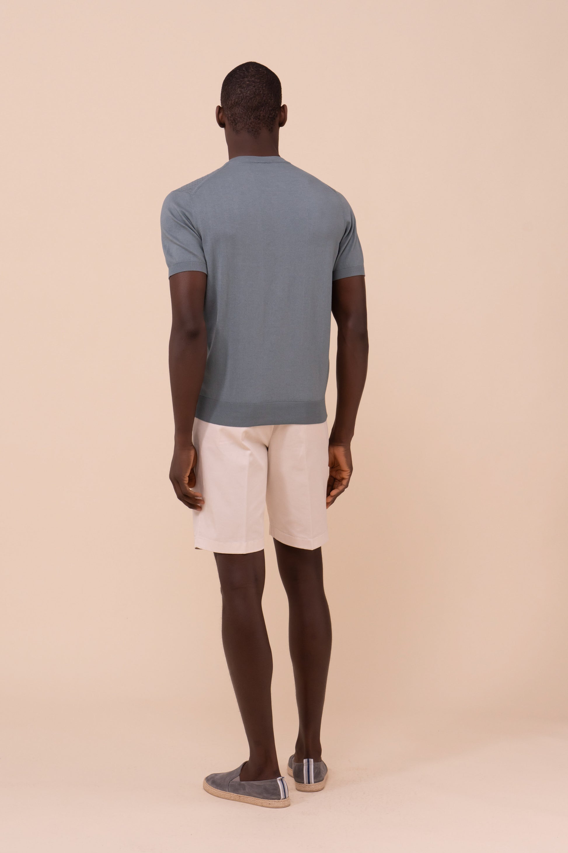 Argentina Gabriel Giza Organic Cotton Short Sleeve Crewneck - OLIVEGREEN