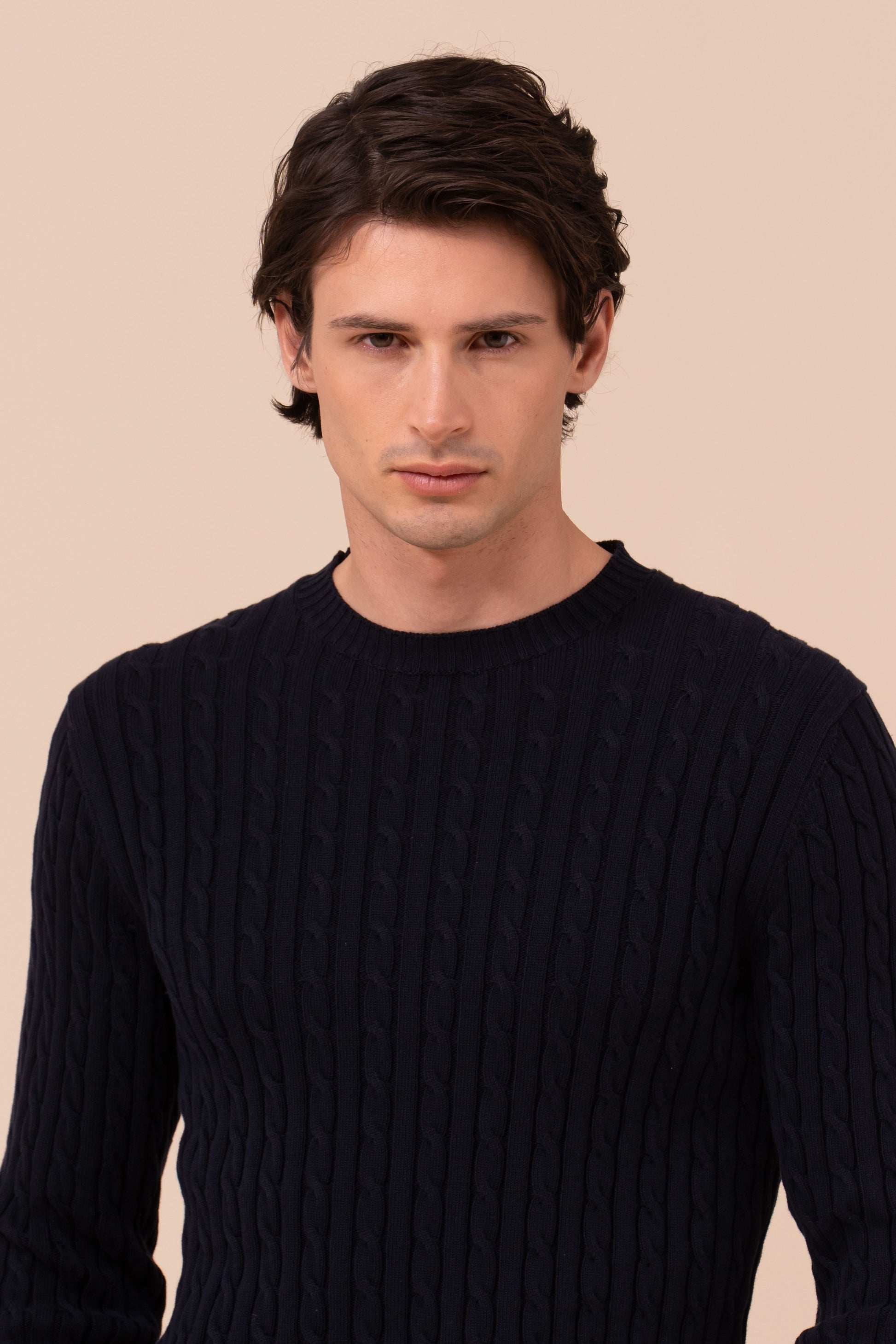 Argentina Luis Giza Organic Cotton Crewneck - MIDNIGHTBLUE