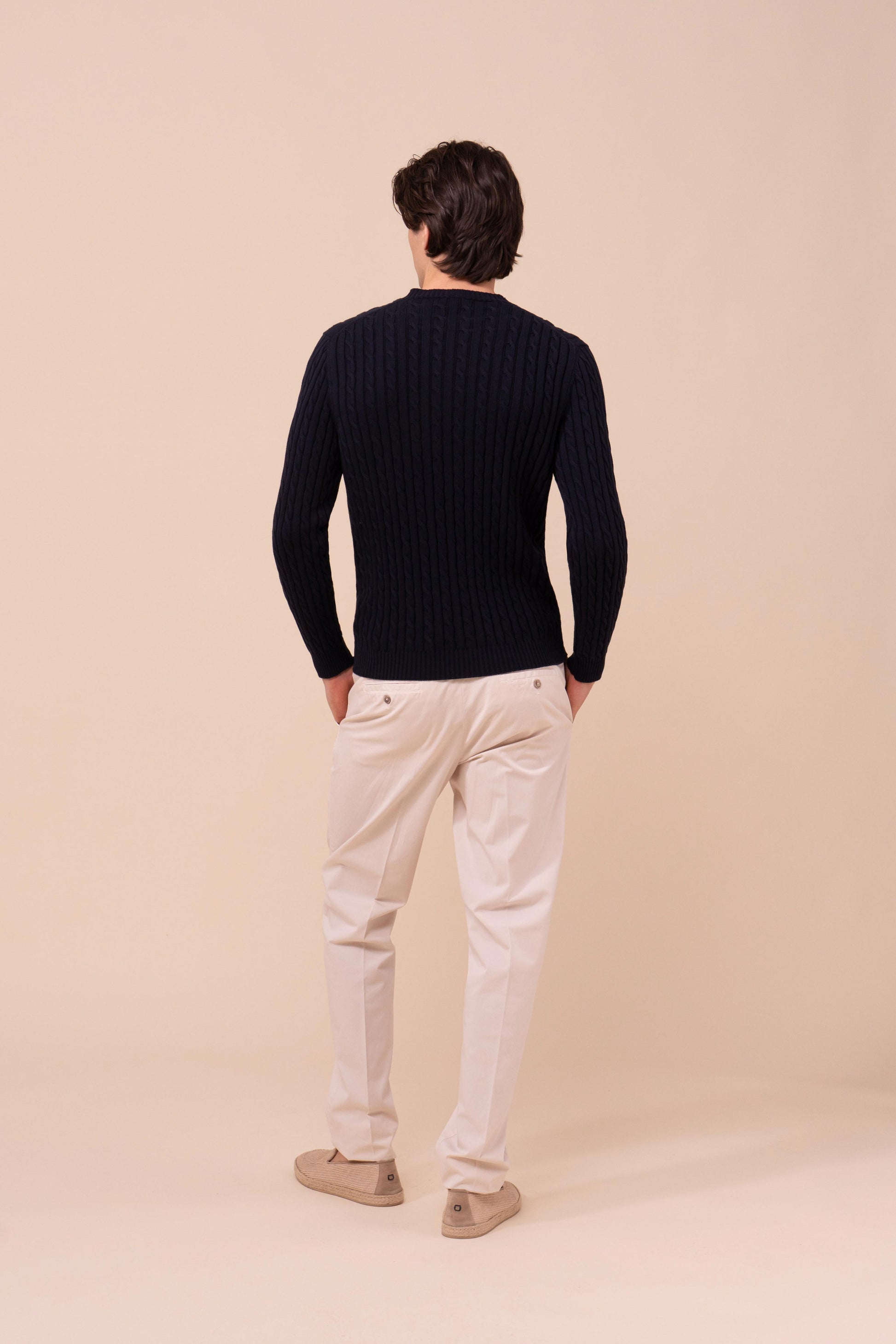 Argentina Luis Giza Organic Cotton Crewneck - MIDNIGHTBLUE