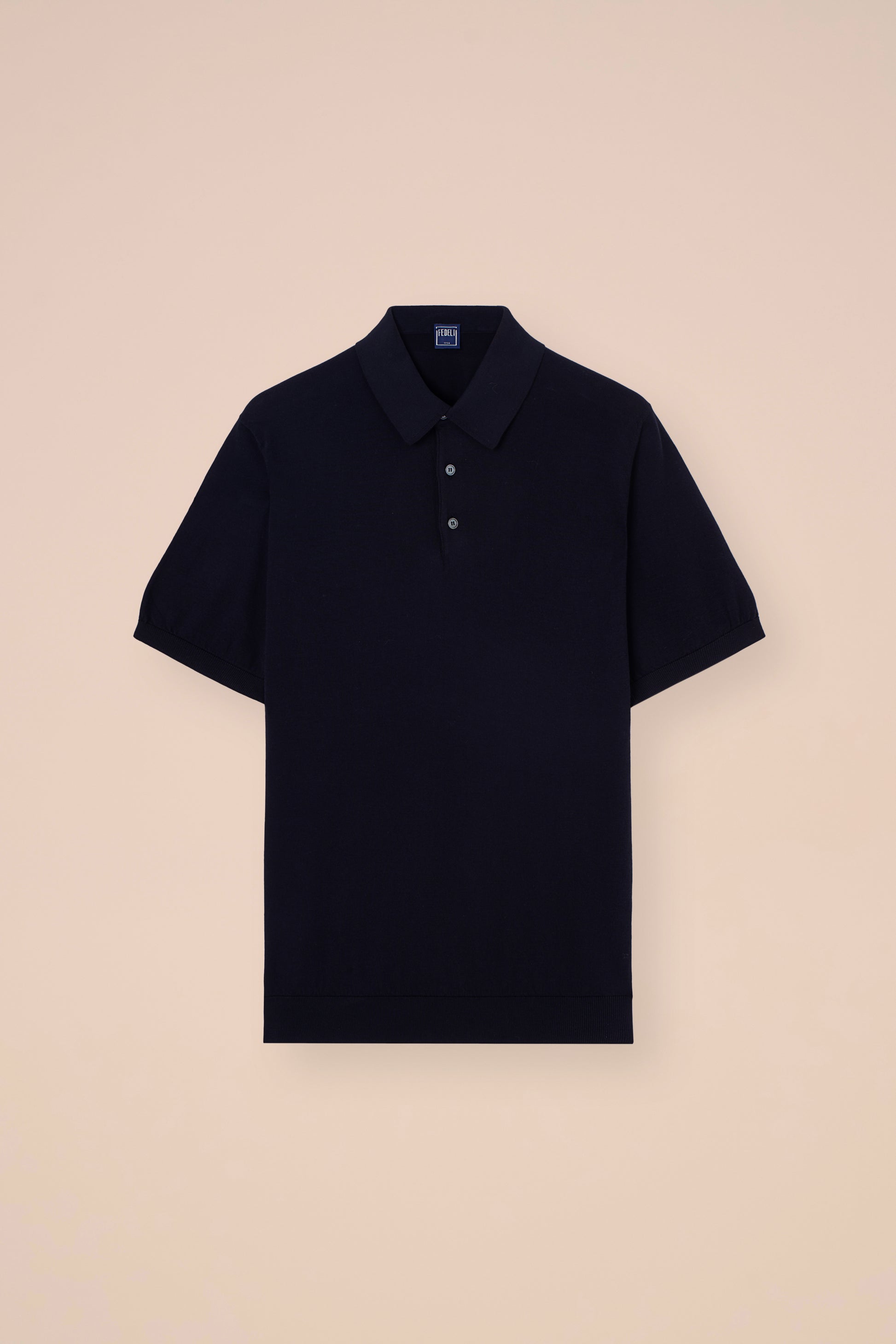 Sportman Giza Organic Cotton Short Sleeve Knit Polo - MIDNIGHTBLUE