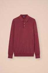 Sportman Giza Organic Cotton Long Sleeve Knit Polo