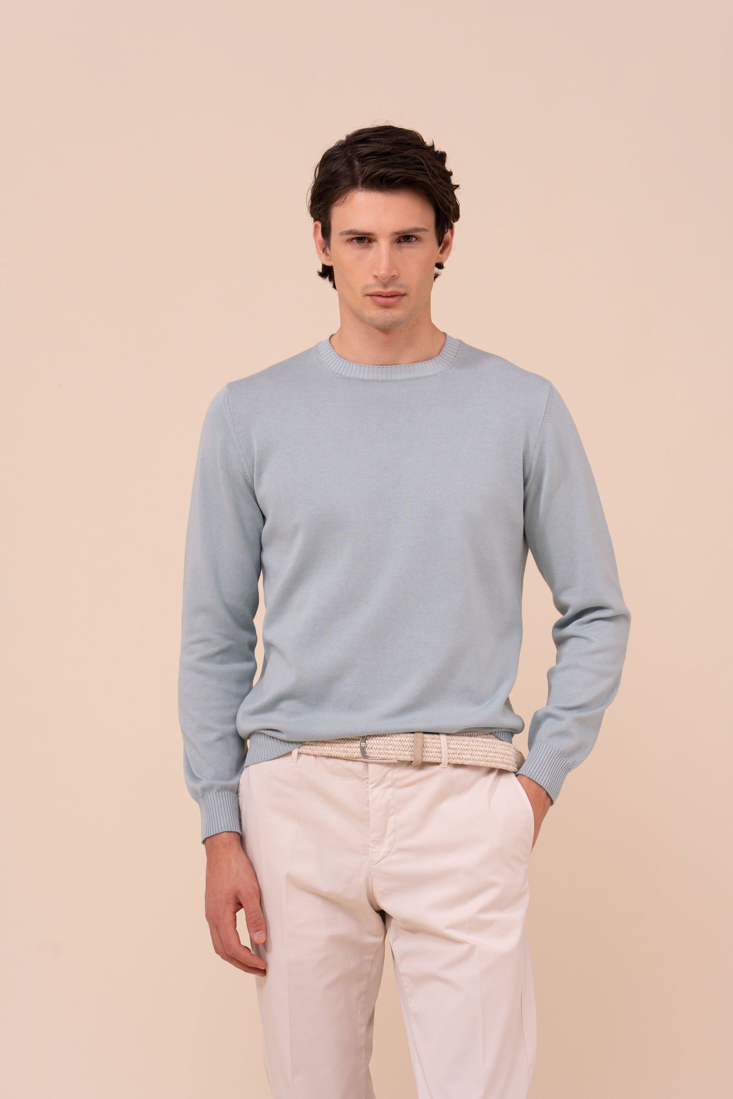 Argentina 12 Giza Organic Cotton Crewneck - DARKLAVENDER