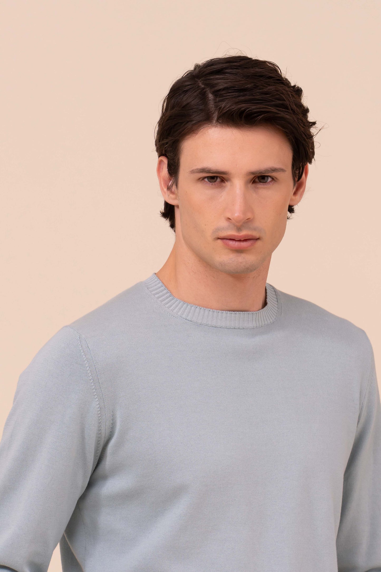 Argentina 12 Giza Organic Cotton Crewneck - DARKLAVENDER