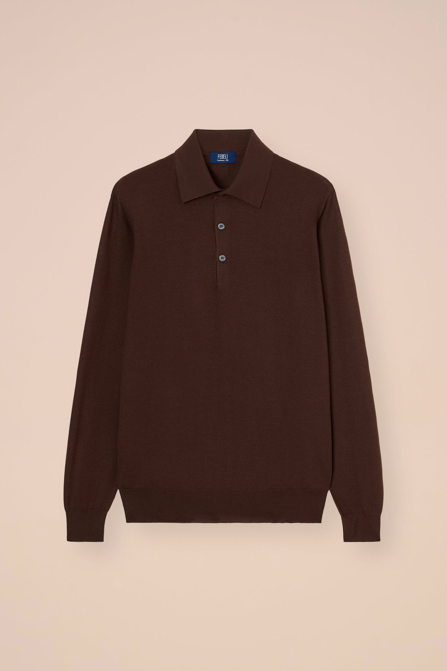 Sport polo in cashmere e seta - STONEMELANGE