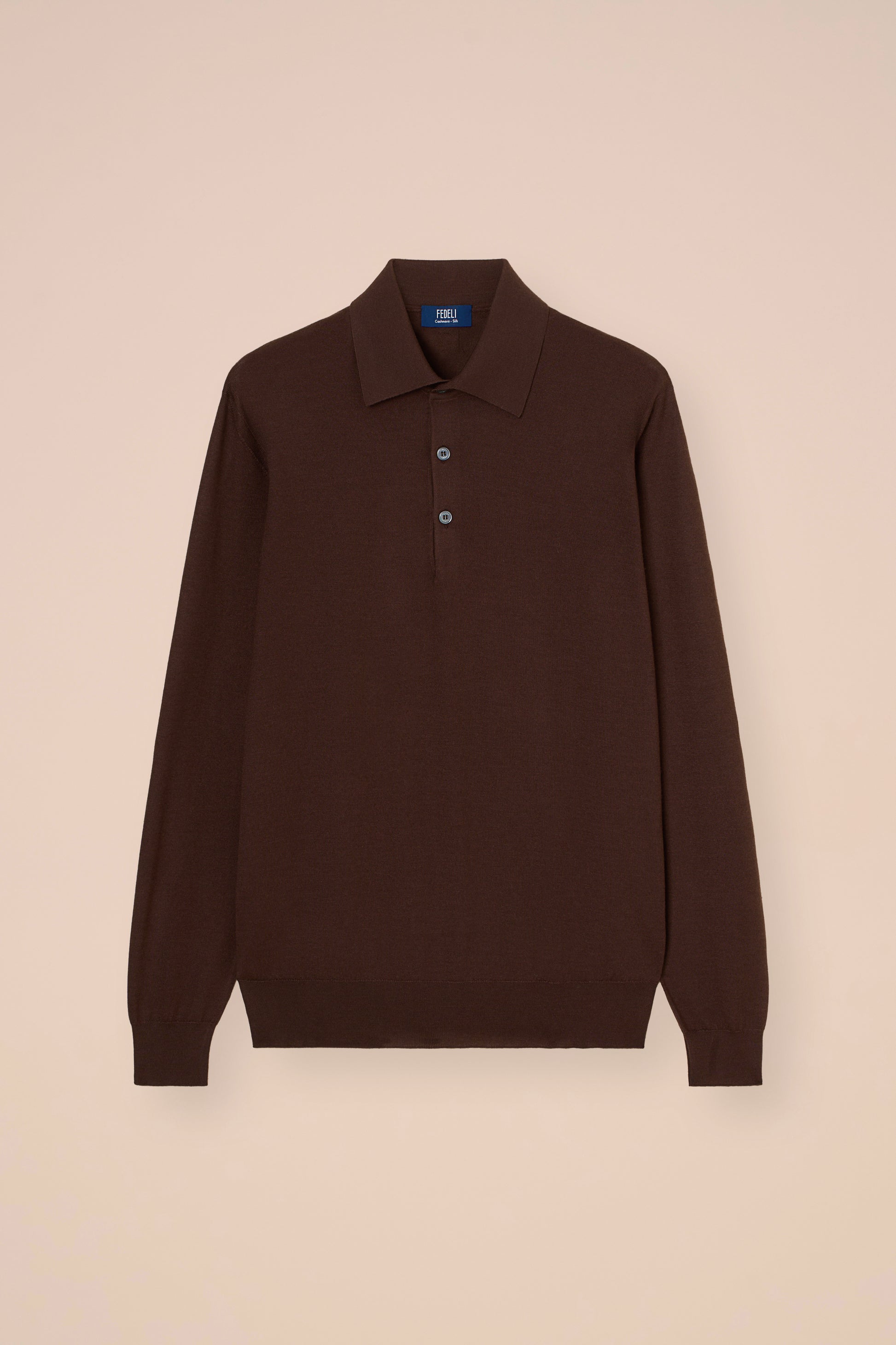 Sport polo in cashmere e seta - STONEMELANGE