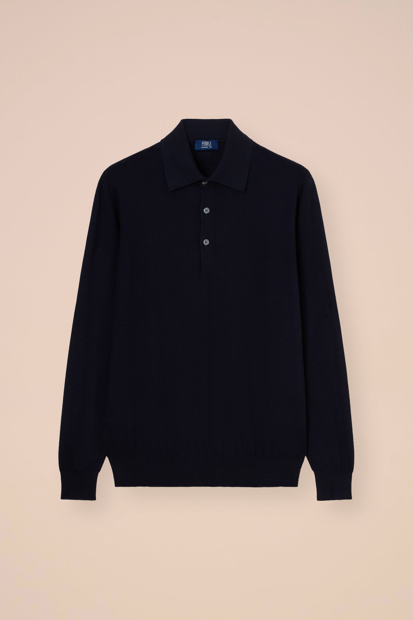 Sport polo in cashmere e seta - STONEMELANGE