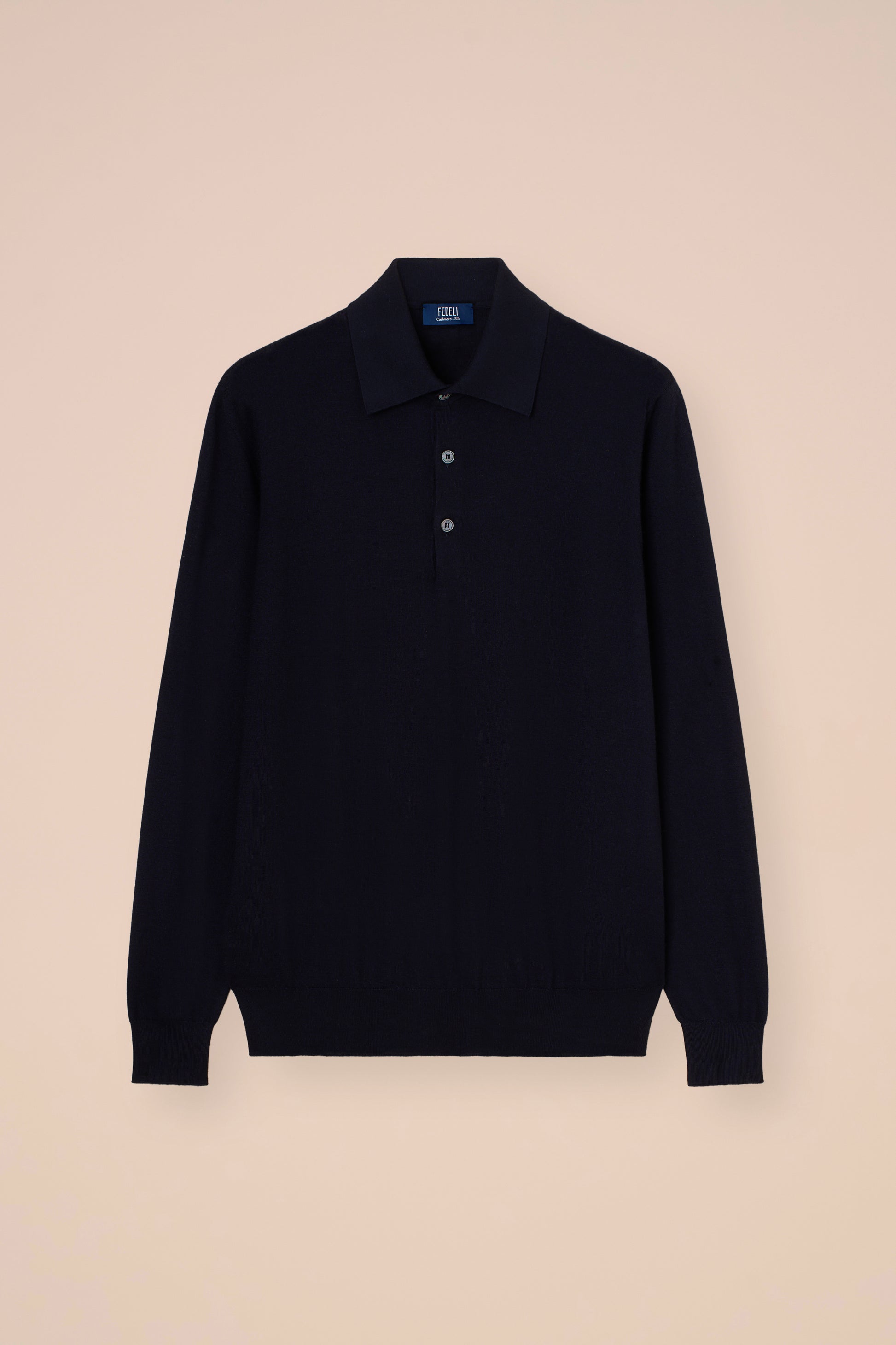 Sport polo in cashmere e seta - STONEMELANGE