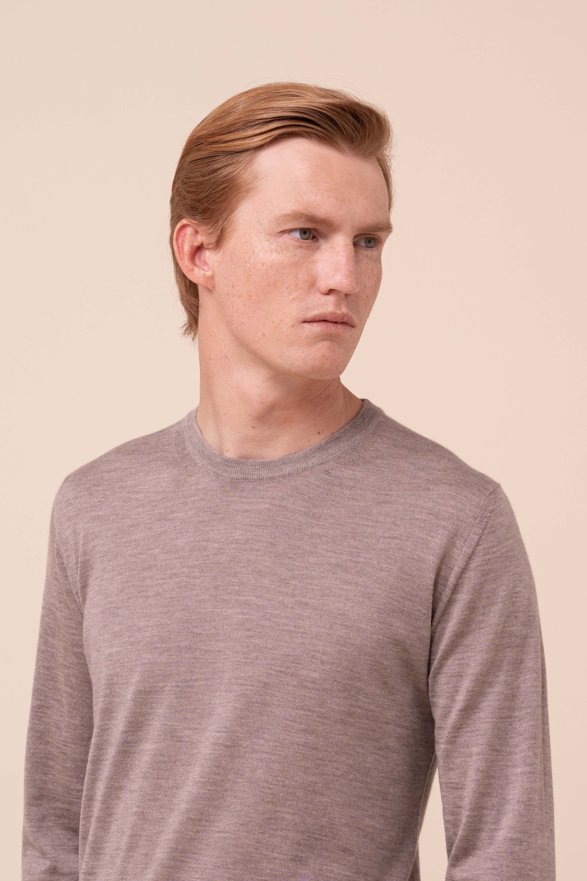 Argentina Cashmere Silk Crewneck - ROPEMELANGE