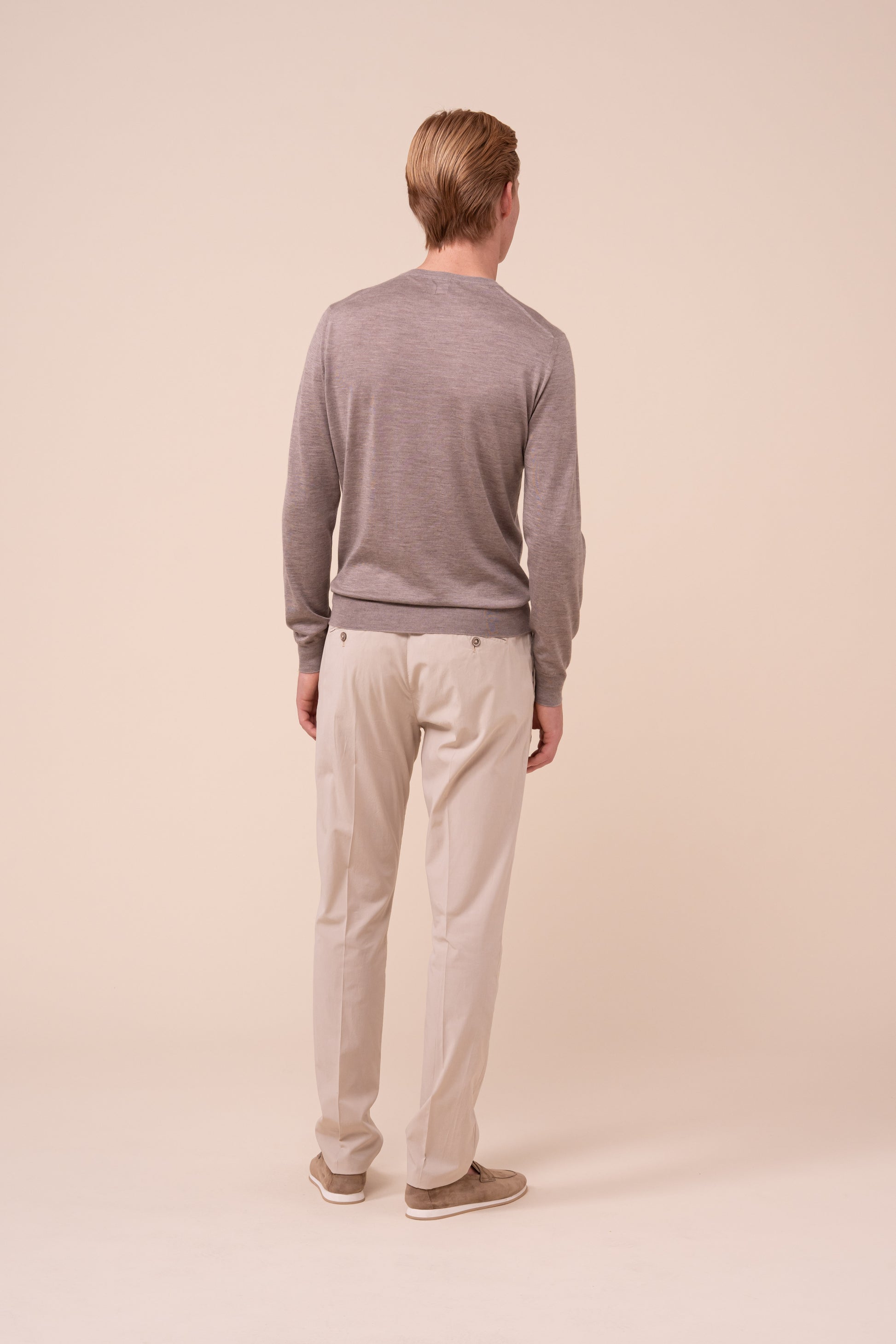Argentina Cashmere Silk Crewneck - ROPEMELANGE