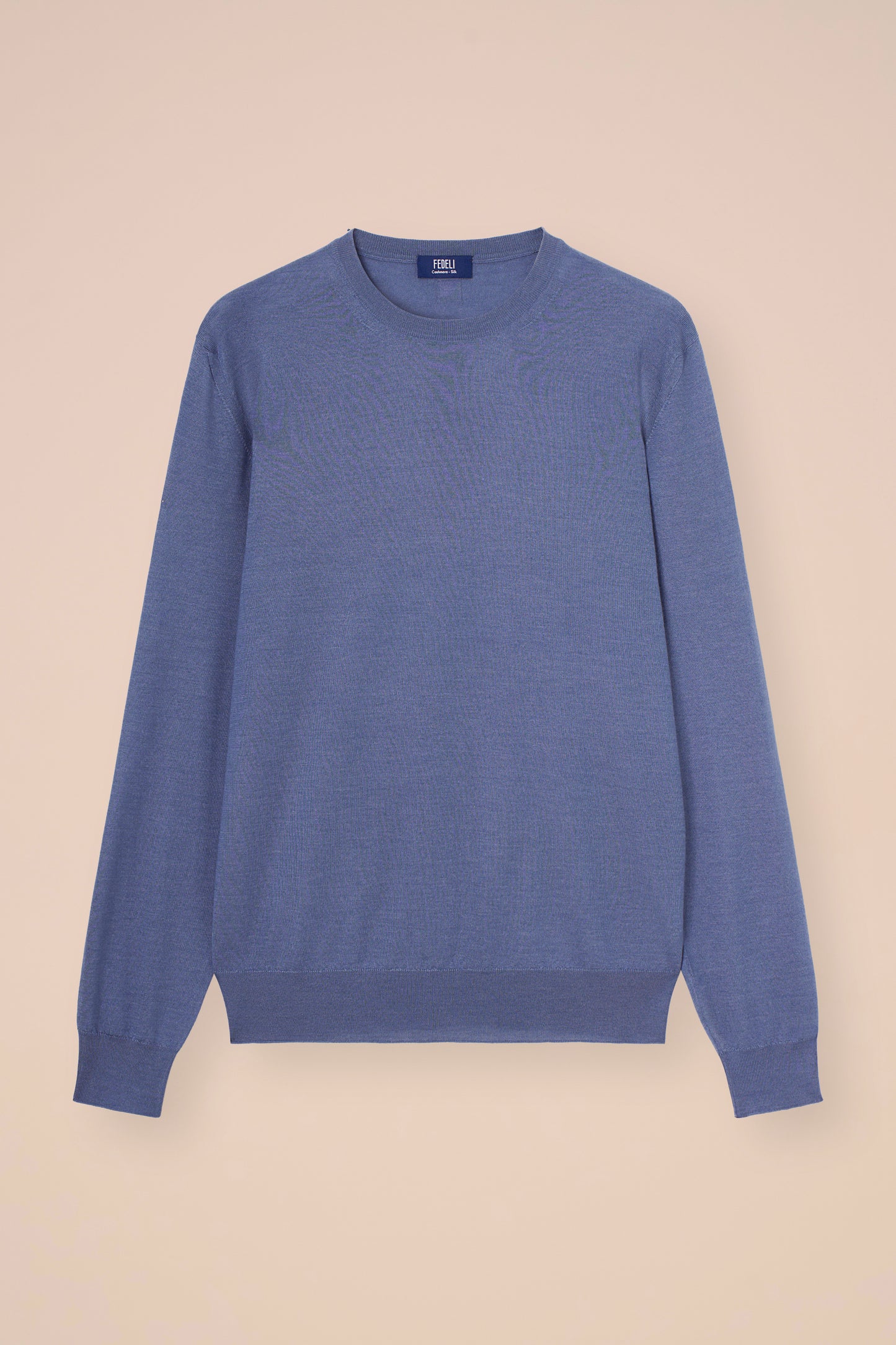 Argentina girocollo in cashmere e seta  - DENIM