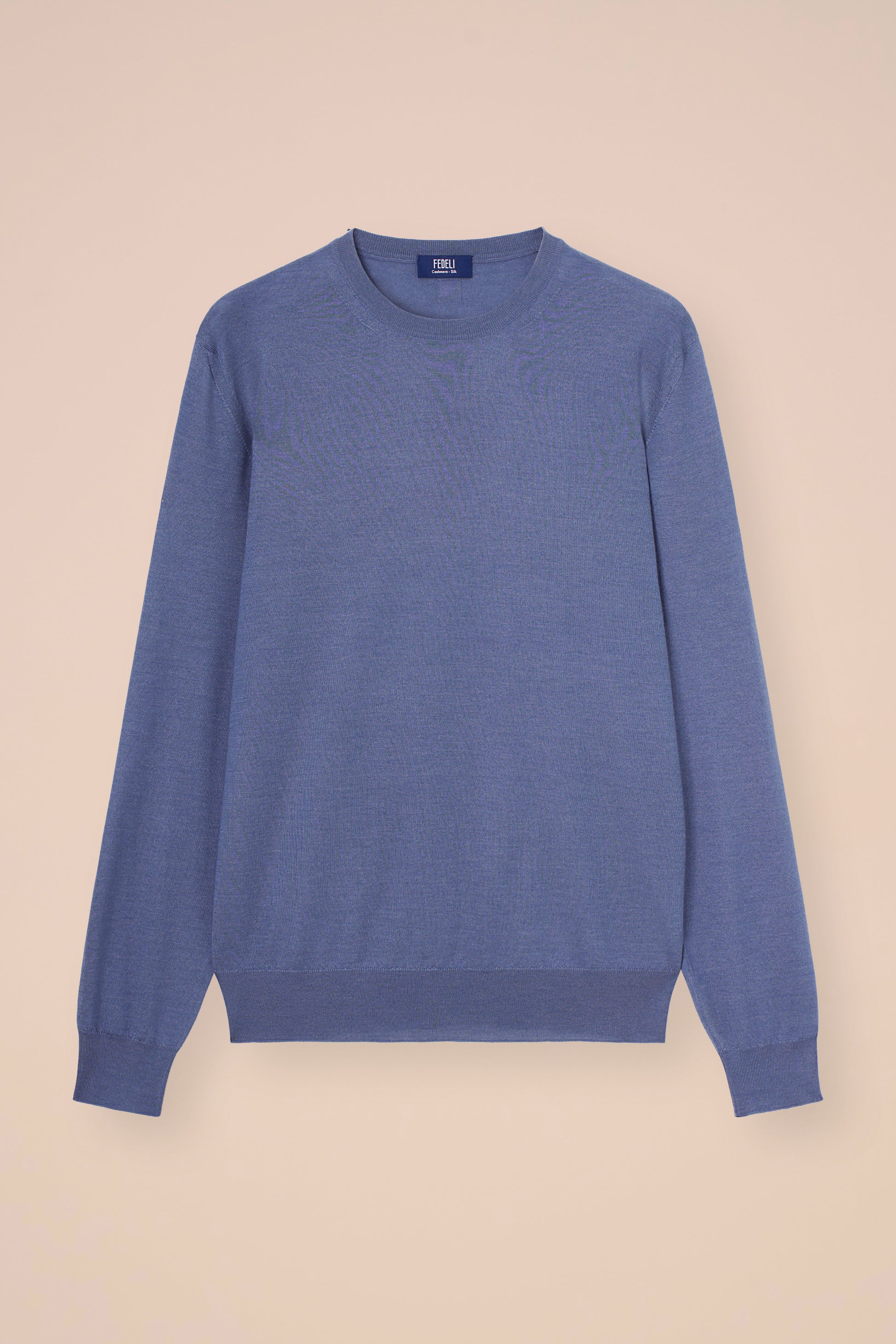 Argentina girocollo in cashmere e seta  - DENIM