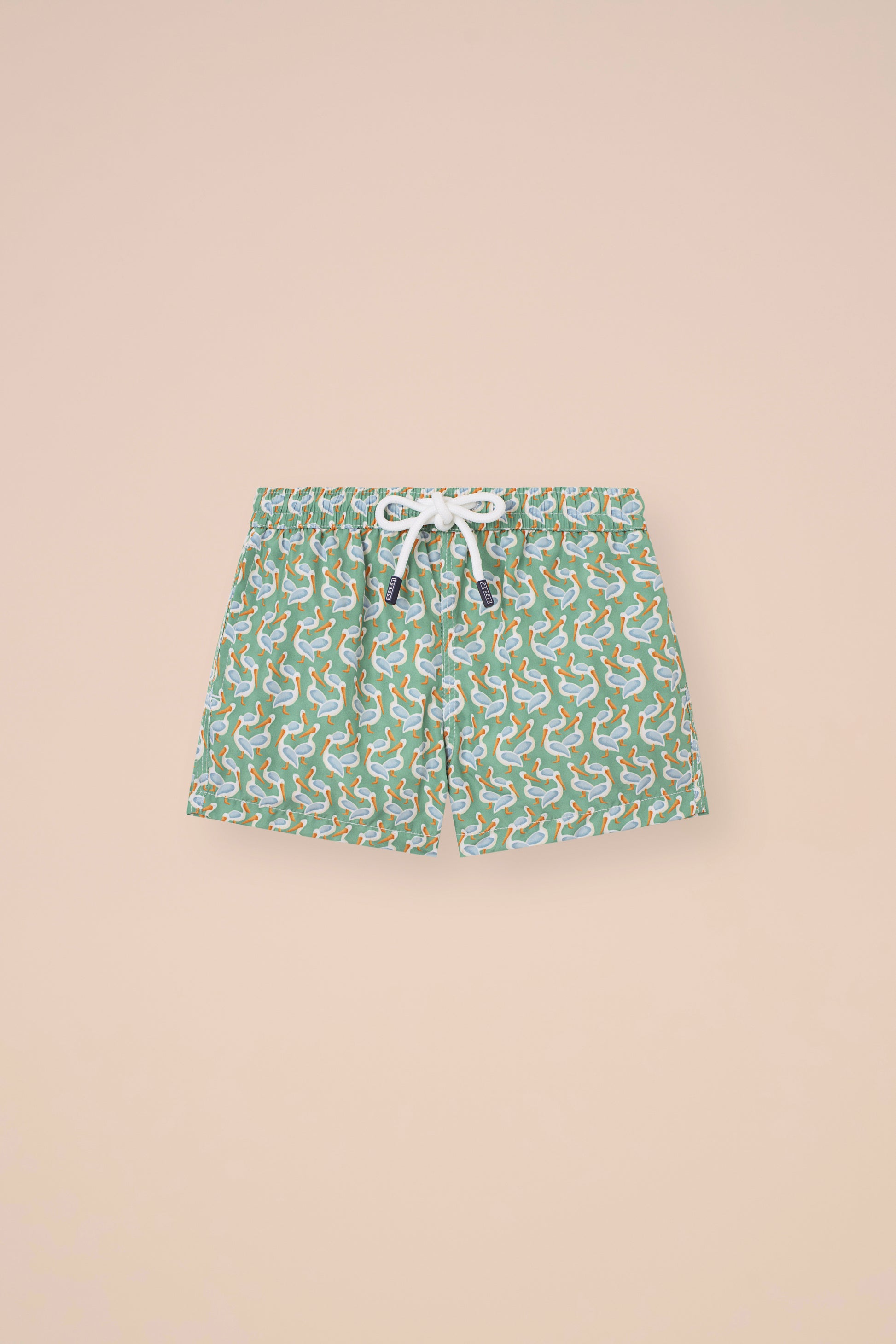 Madeira Kid Swim Trunks - 2-4 years - Pelican Pattern - DEEPSKYBLUE