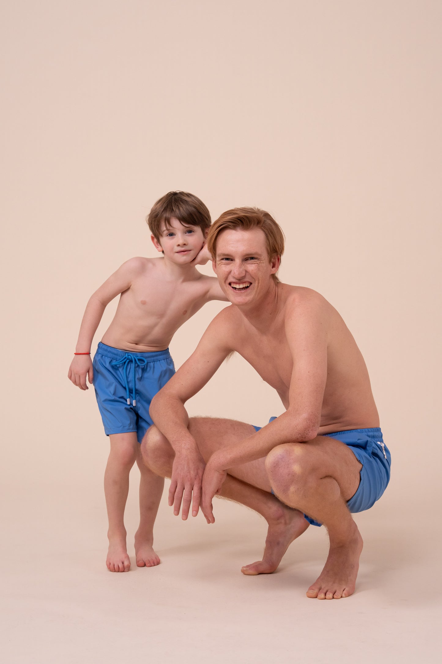 Madeira Kid Solid Swim Trunks - 6-8 years - CORNFLOWERBLUE