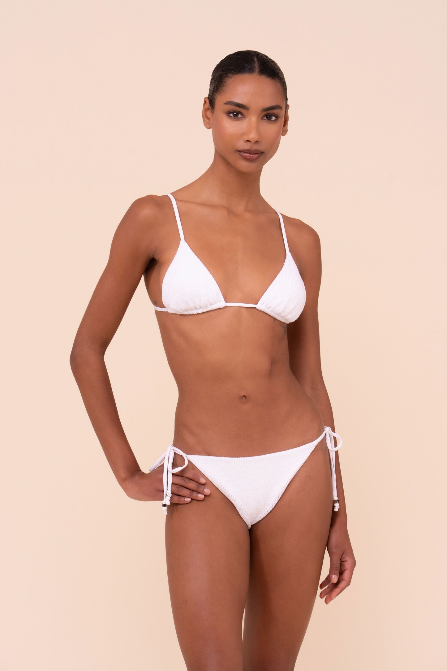 California Ebulis Bikini Top - WHITE