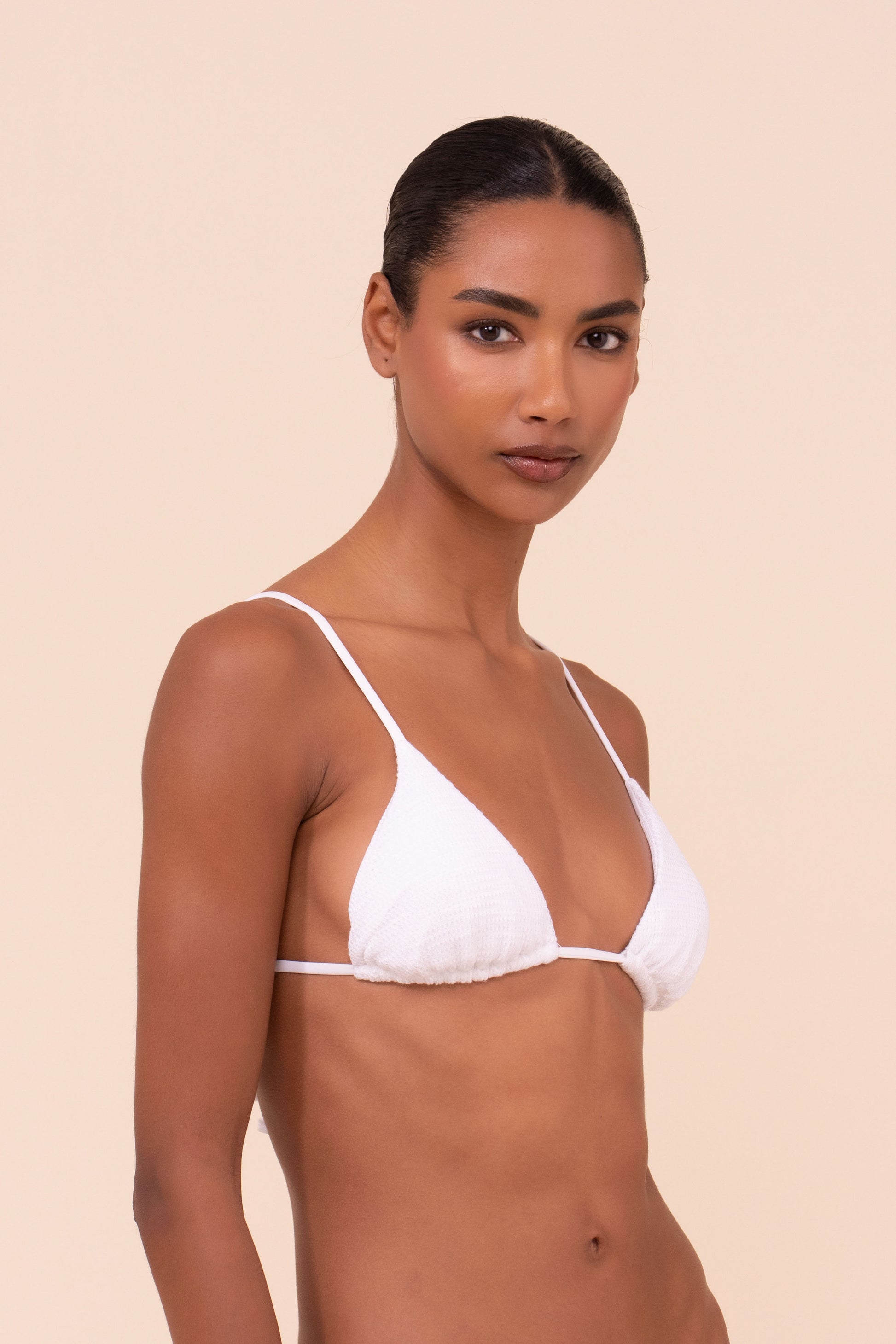 California Ebulis Bikini Top - WHITE