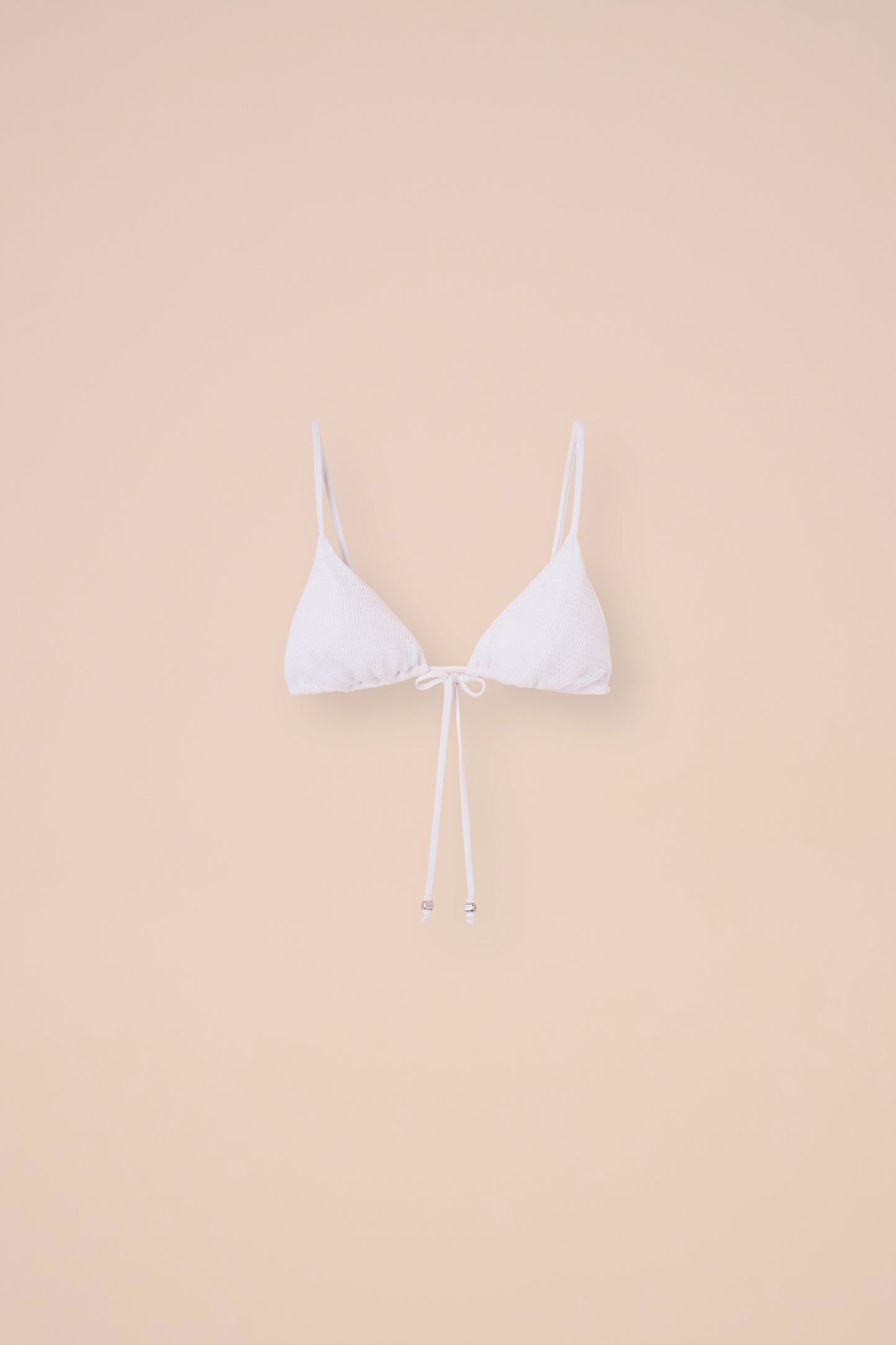 California bikini triangolo in maglia Ebulis - WHITE