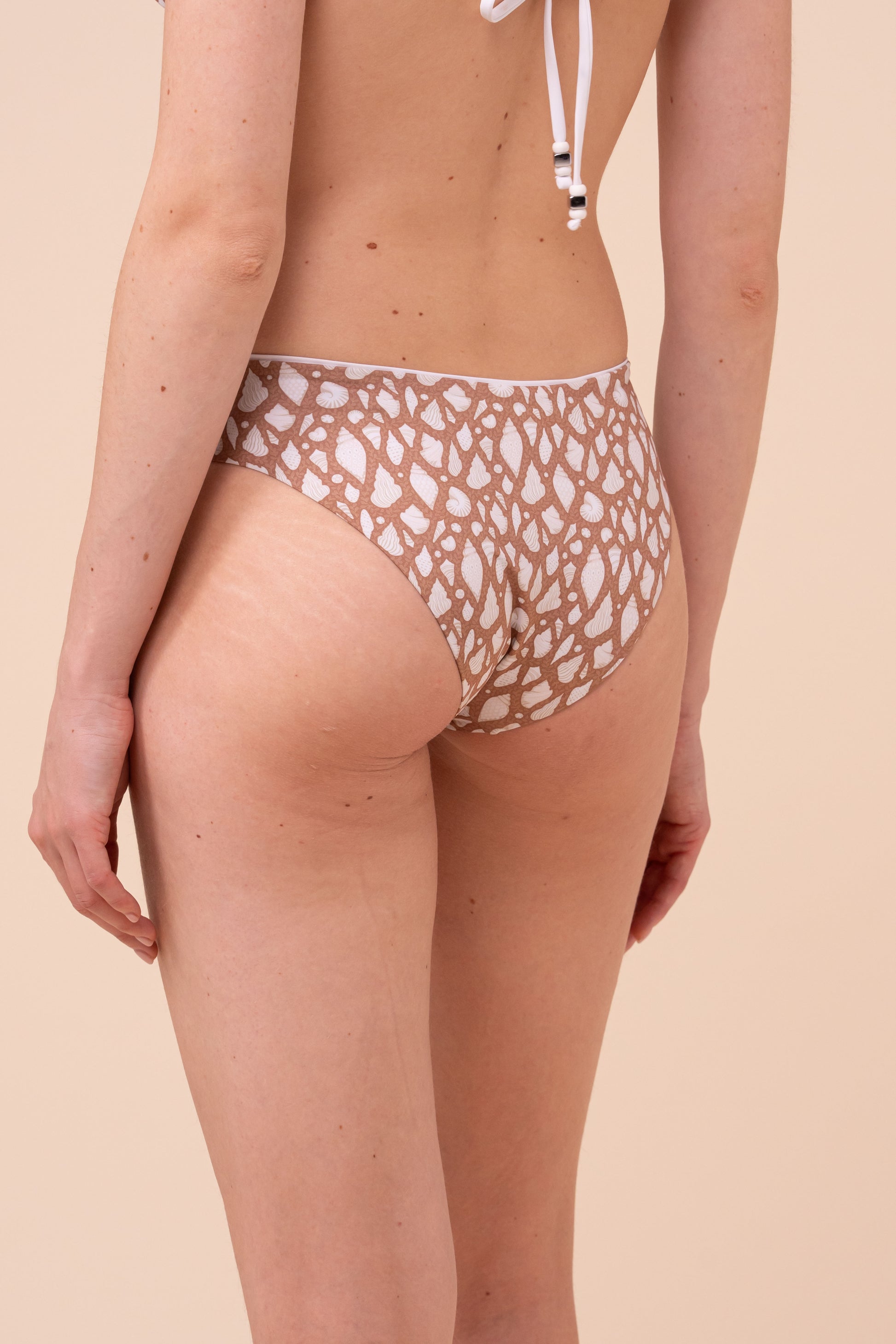 Canada Bikini Bottom - Shells Pattern - SIENNA