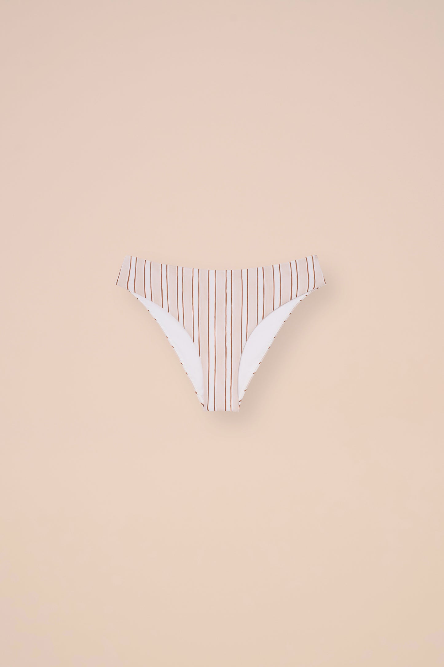 Canada Bikini Bottom - Striped Pattern - LINEN