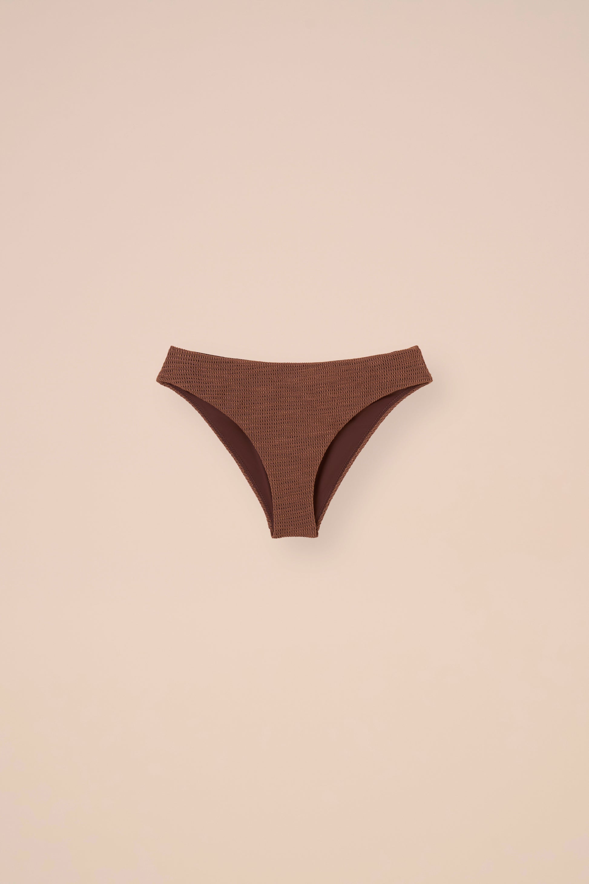 New York bikini slip a vita alta in maglia Ebulis - SIENNA