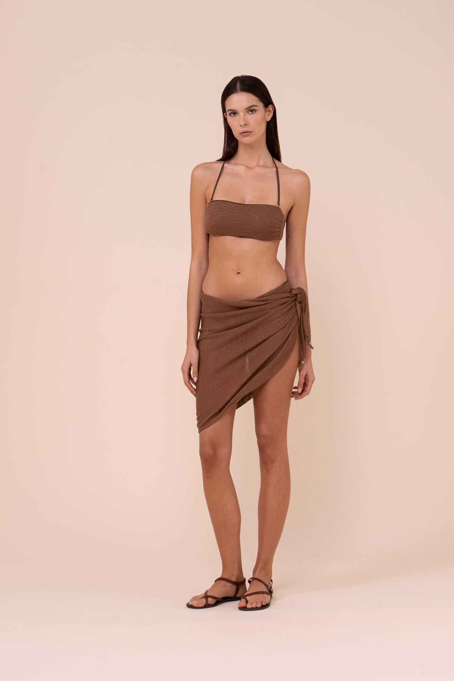 Spotorno pareo in maglia Ebulis - SIENNA