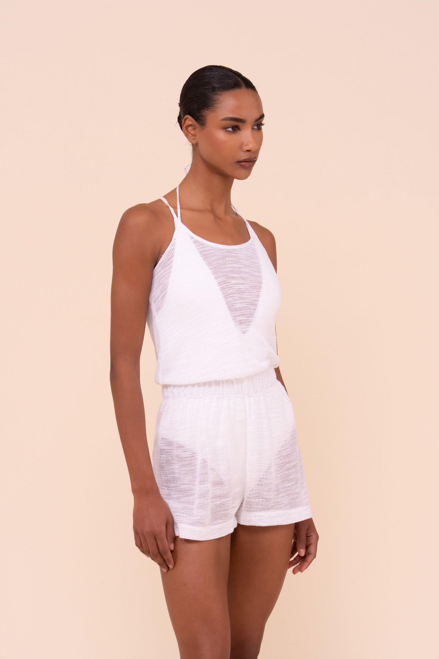 Ischia tutina in maglia Ebulis - WHITE