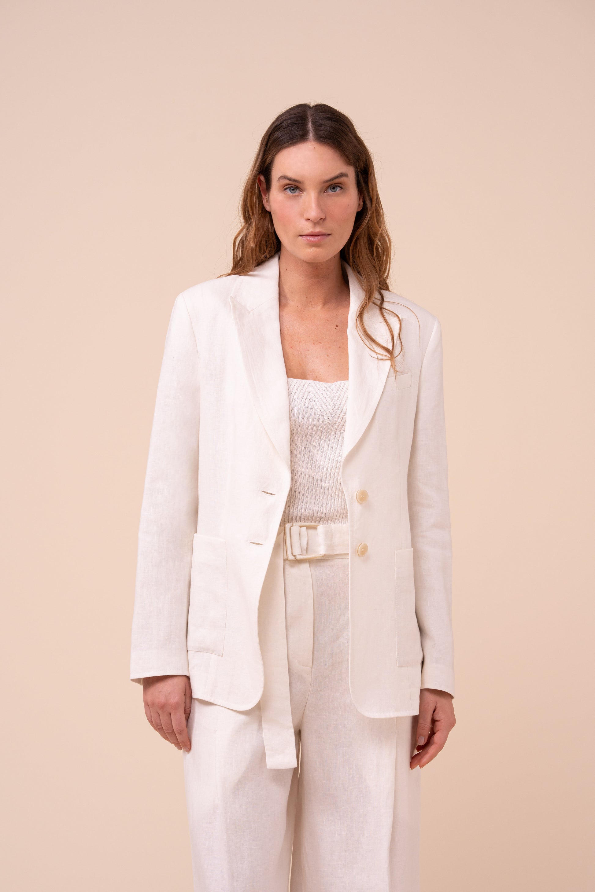 Manolo blazer in lino - ICE