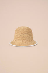 Rebecca cappello a campana in rafia