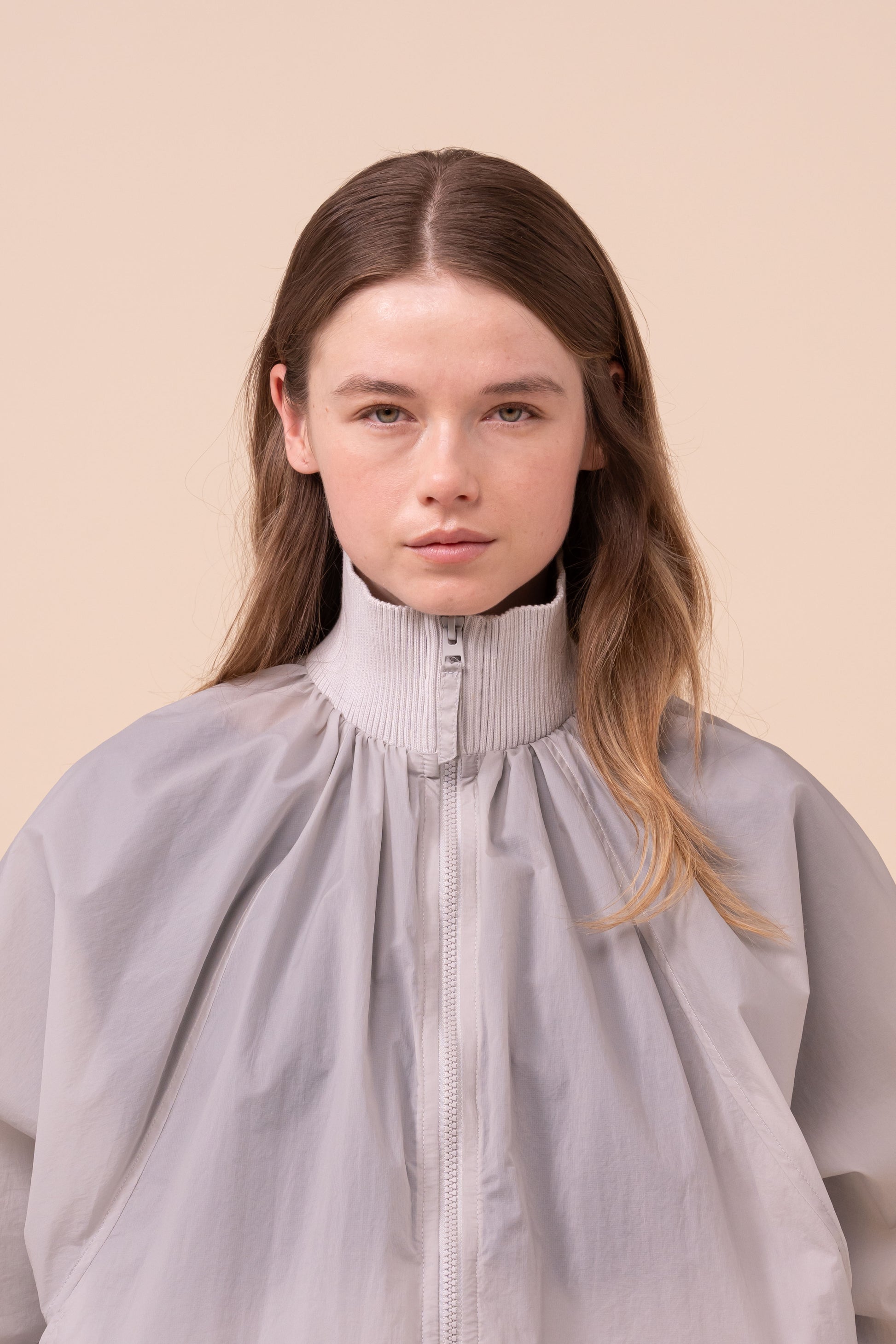 Barocco Ultra-Light Technical Bomber Jacket - WHITESMOKE