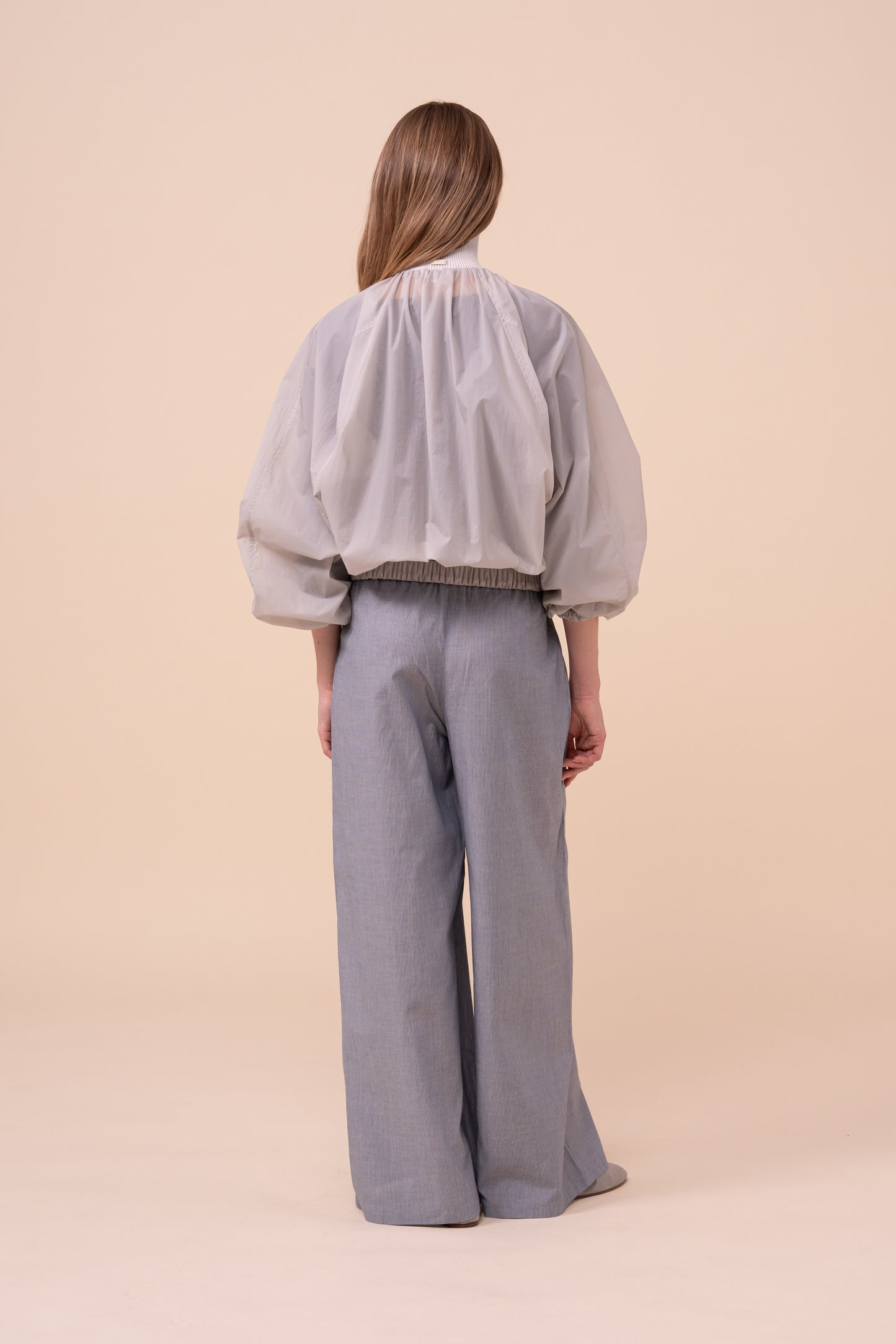 Barocco Ultra-Light Technical Bomber Jacket - WHITESMOKE