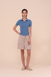 Egon Cotton Gabardine Shorts