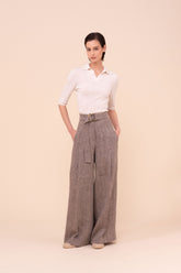 Luca Wide-Leg Linen Pants