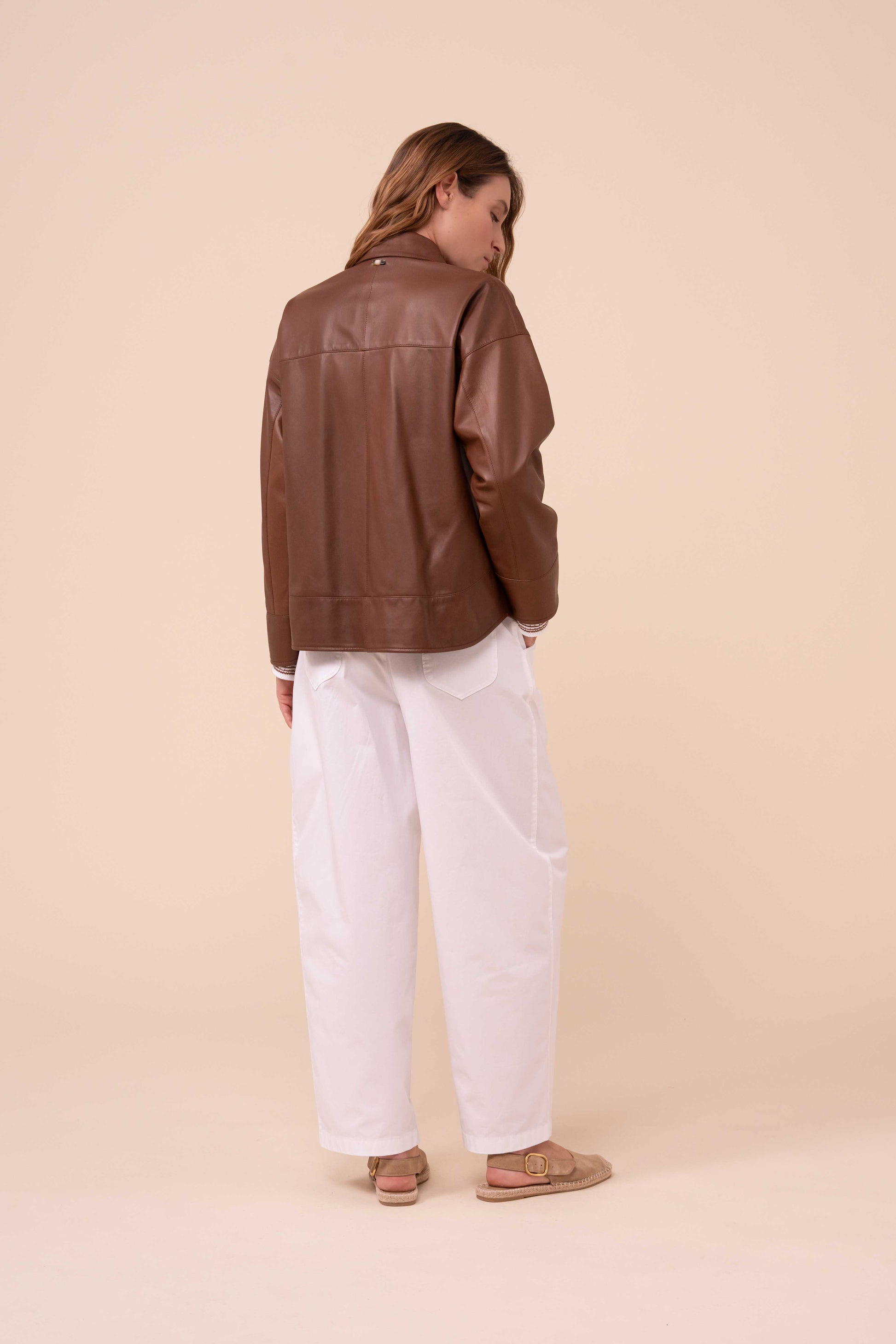Aron Nappa Boxy Jacket - SIENNA