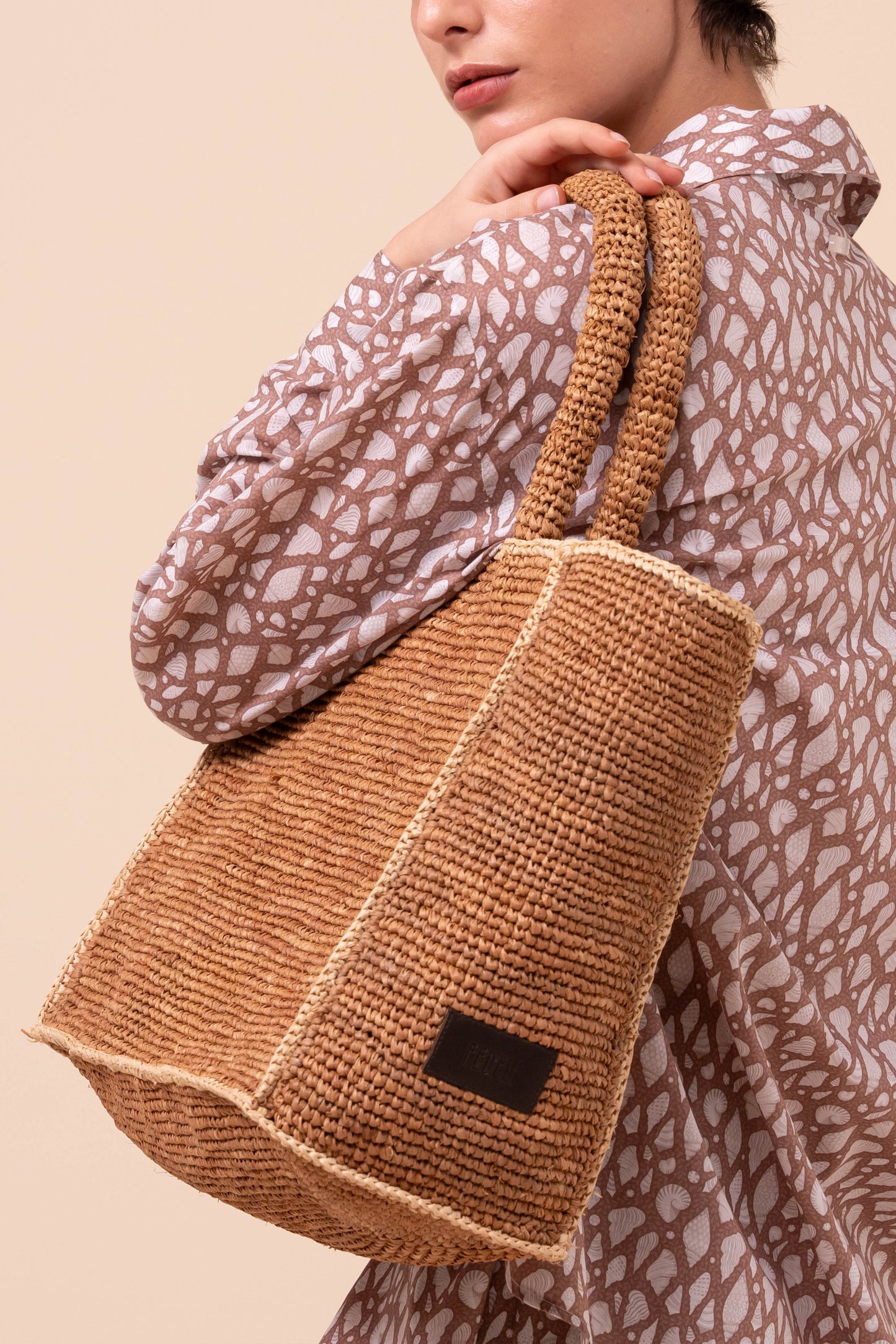 Melissa borsa in rafia - WHEAT
