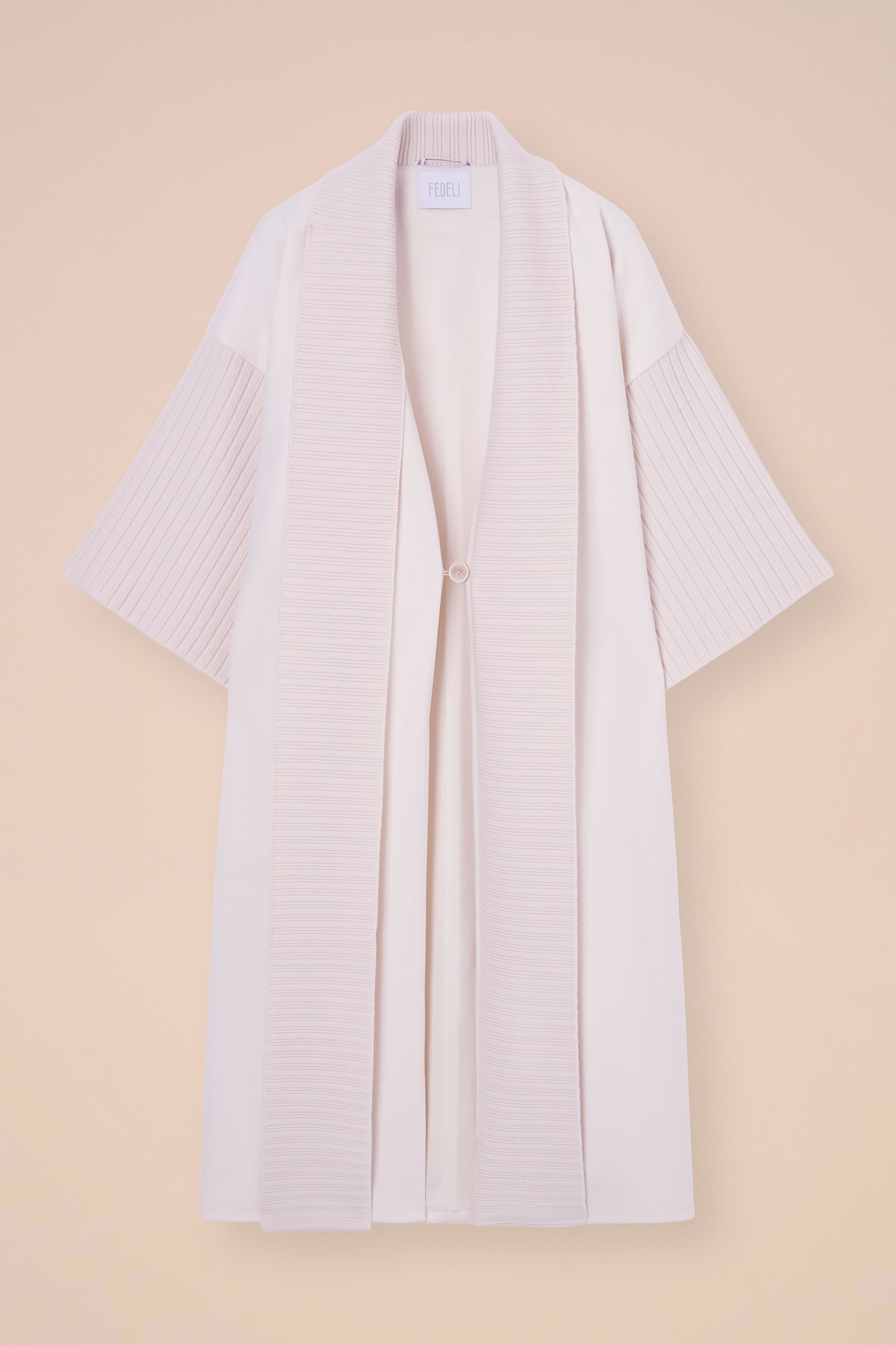 Belen Cashmere Flanel Double Coat - ICE