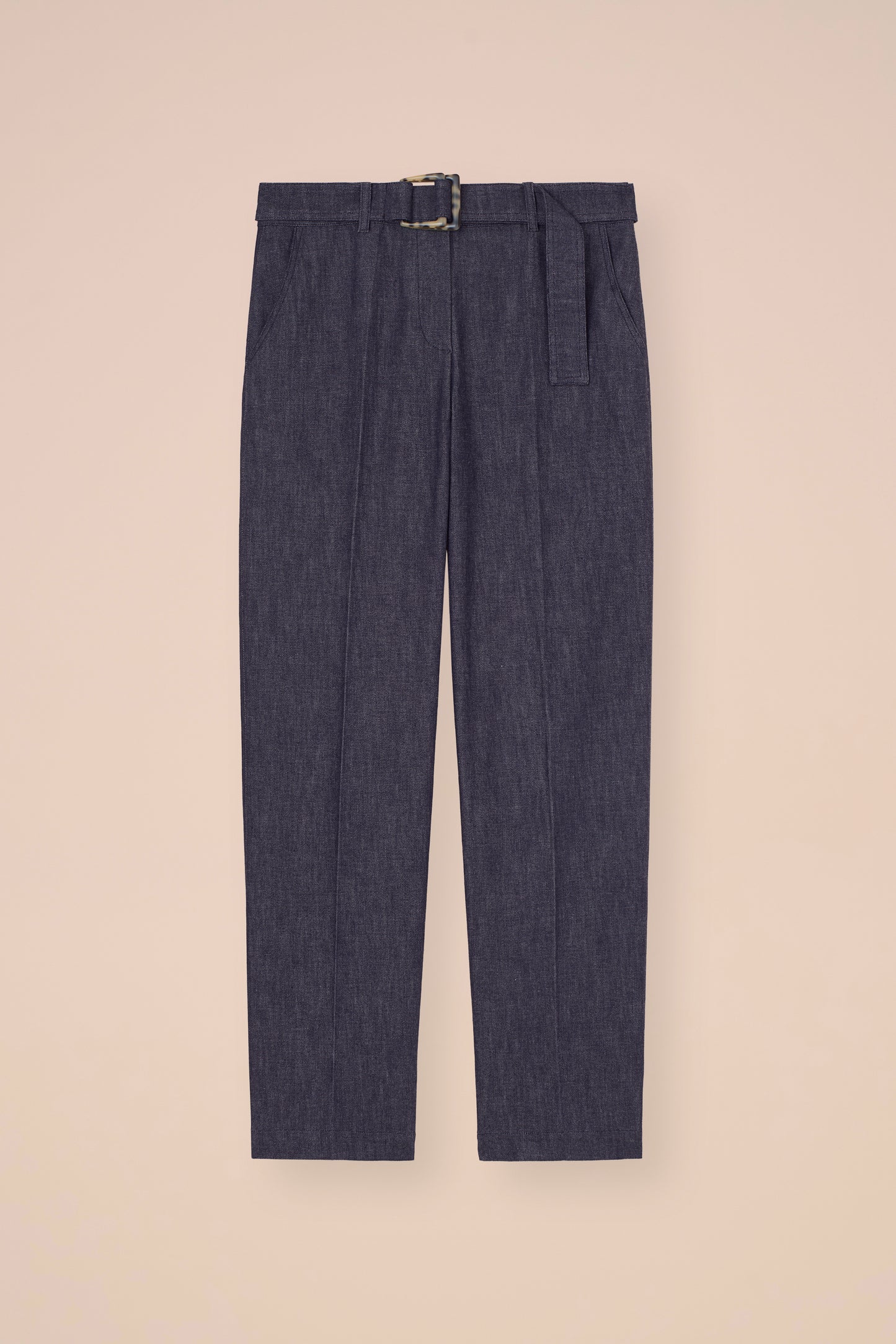 Maribel Denim Stretch Pants - STORM