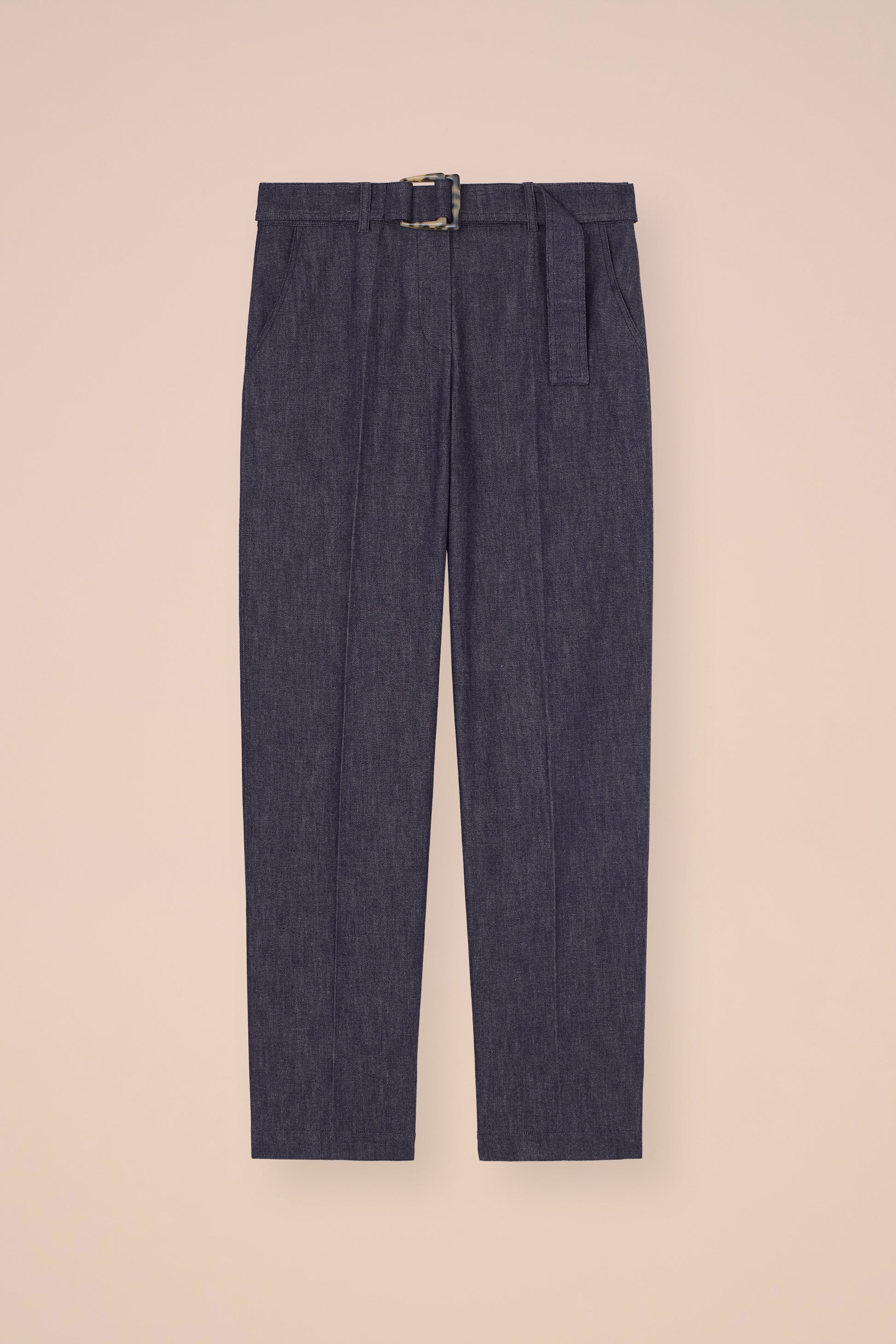 Maribel Denim Stretch Pants - STORM