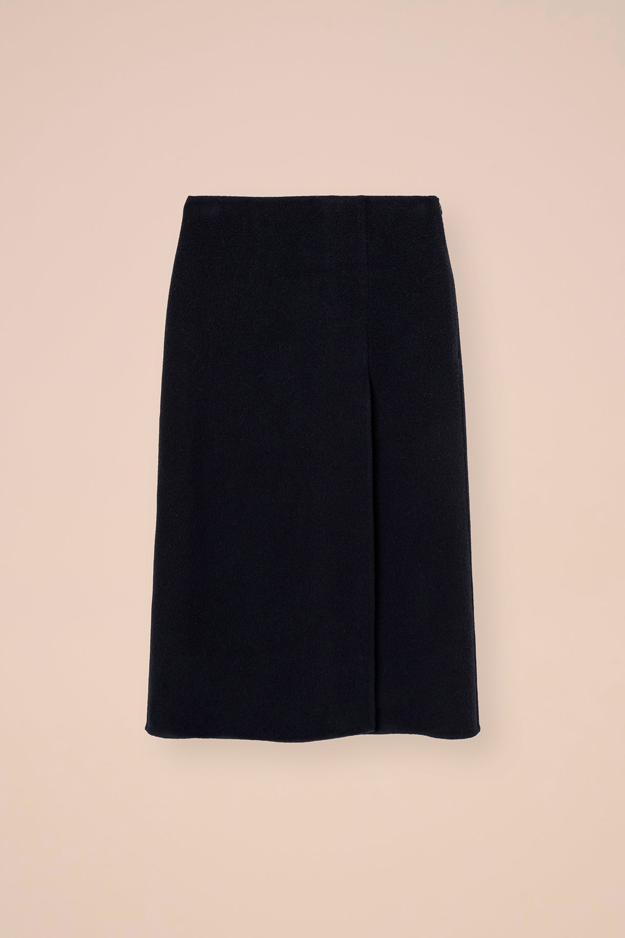 Larimar Wool and Cashmere Pencil Skirt - MIDNIGHTBLUE