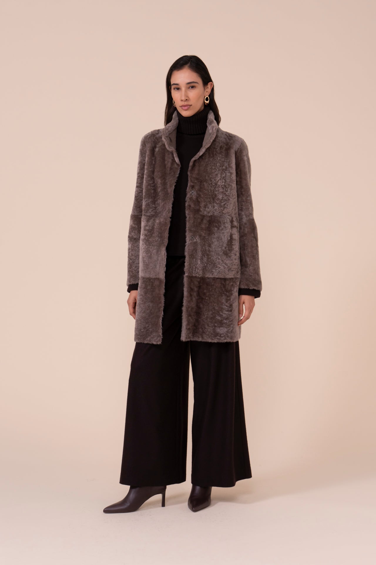 Alite cappotto in montone - Reversibile - MUD