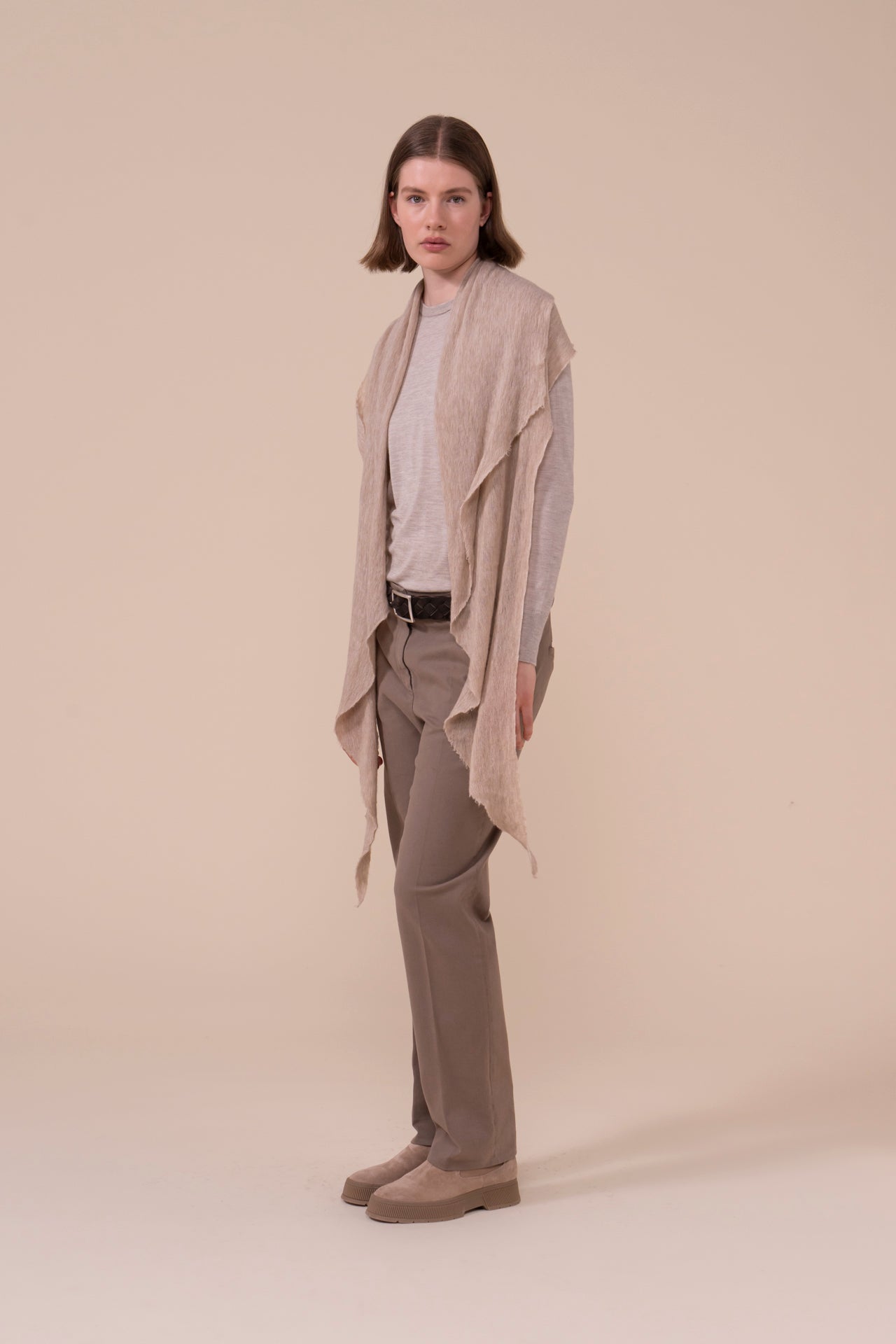 Claus Cashmere Pashmina - TAN