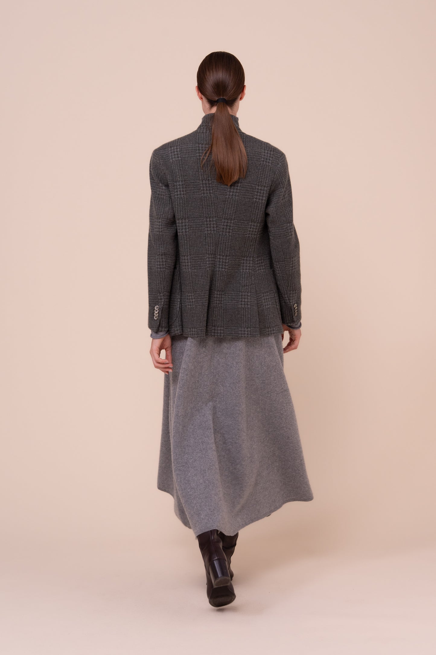D-Damon blazer in cashmere flanel jacquard - 2/2