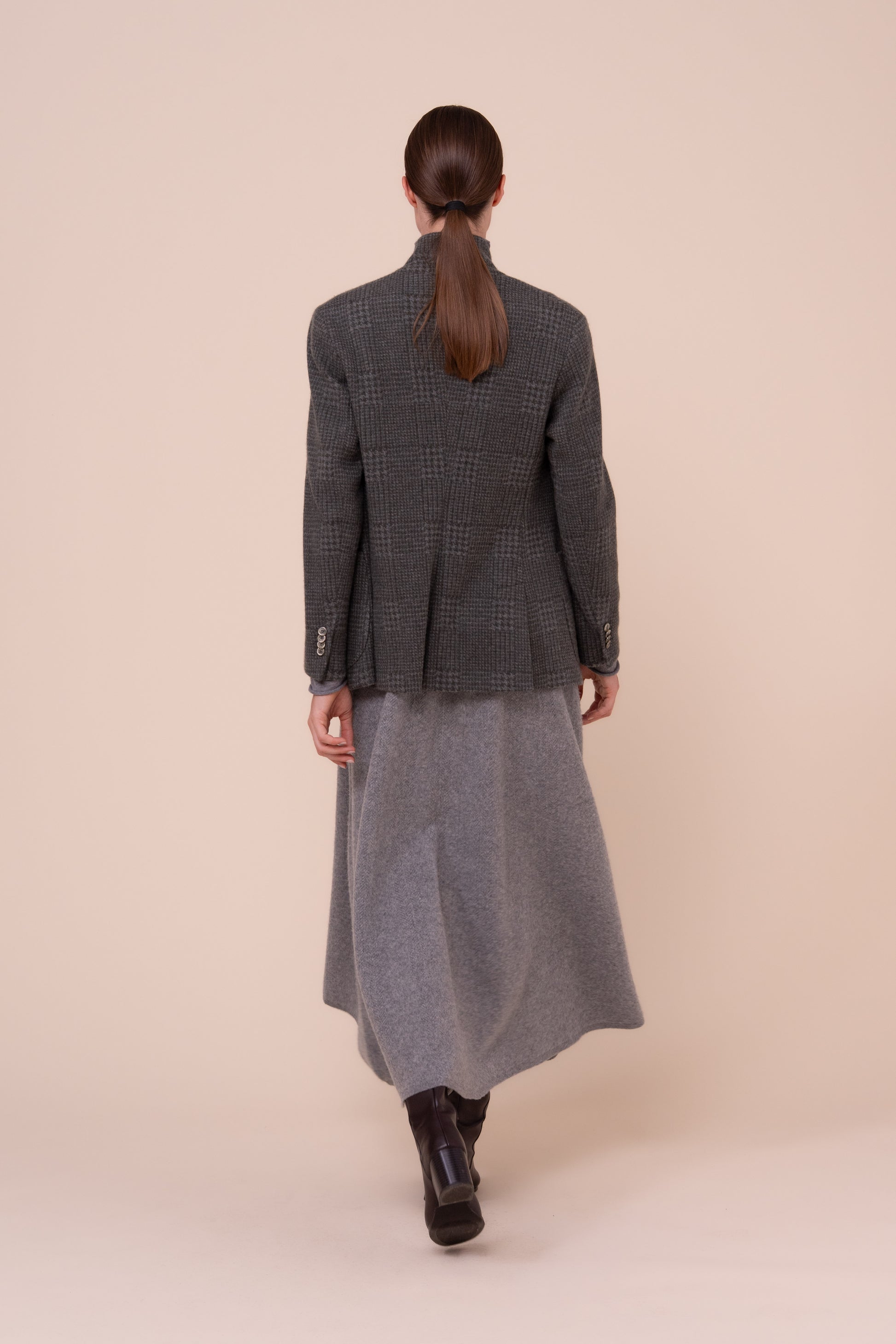 D-Damon blazer in cashmere flanel jacquard - 2/2