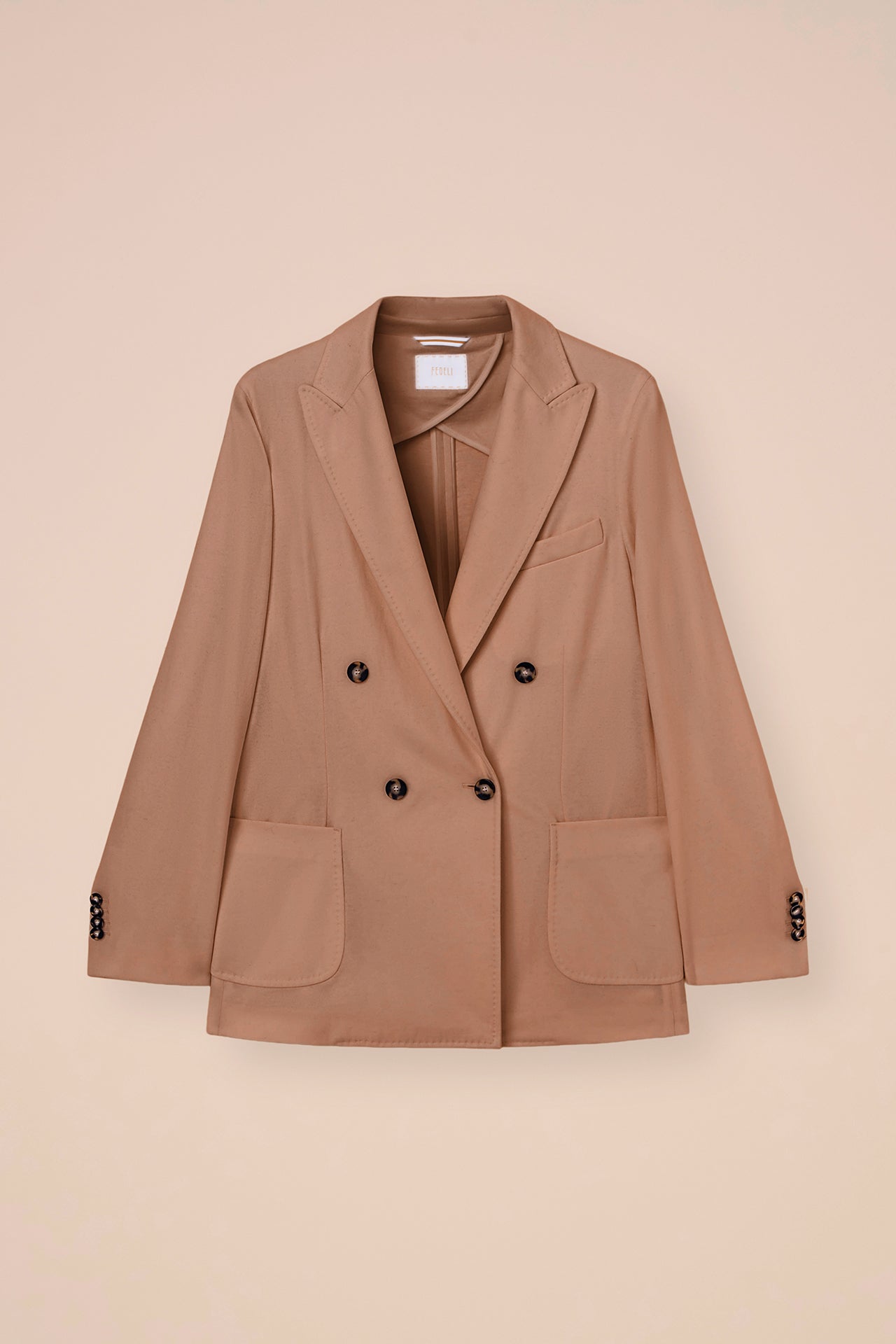 New Dandy blazer doppiopetto in cashmere flanel - ICE