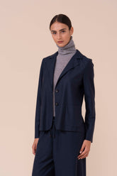 Kelly giacca destrutturata in cashmere flanel
