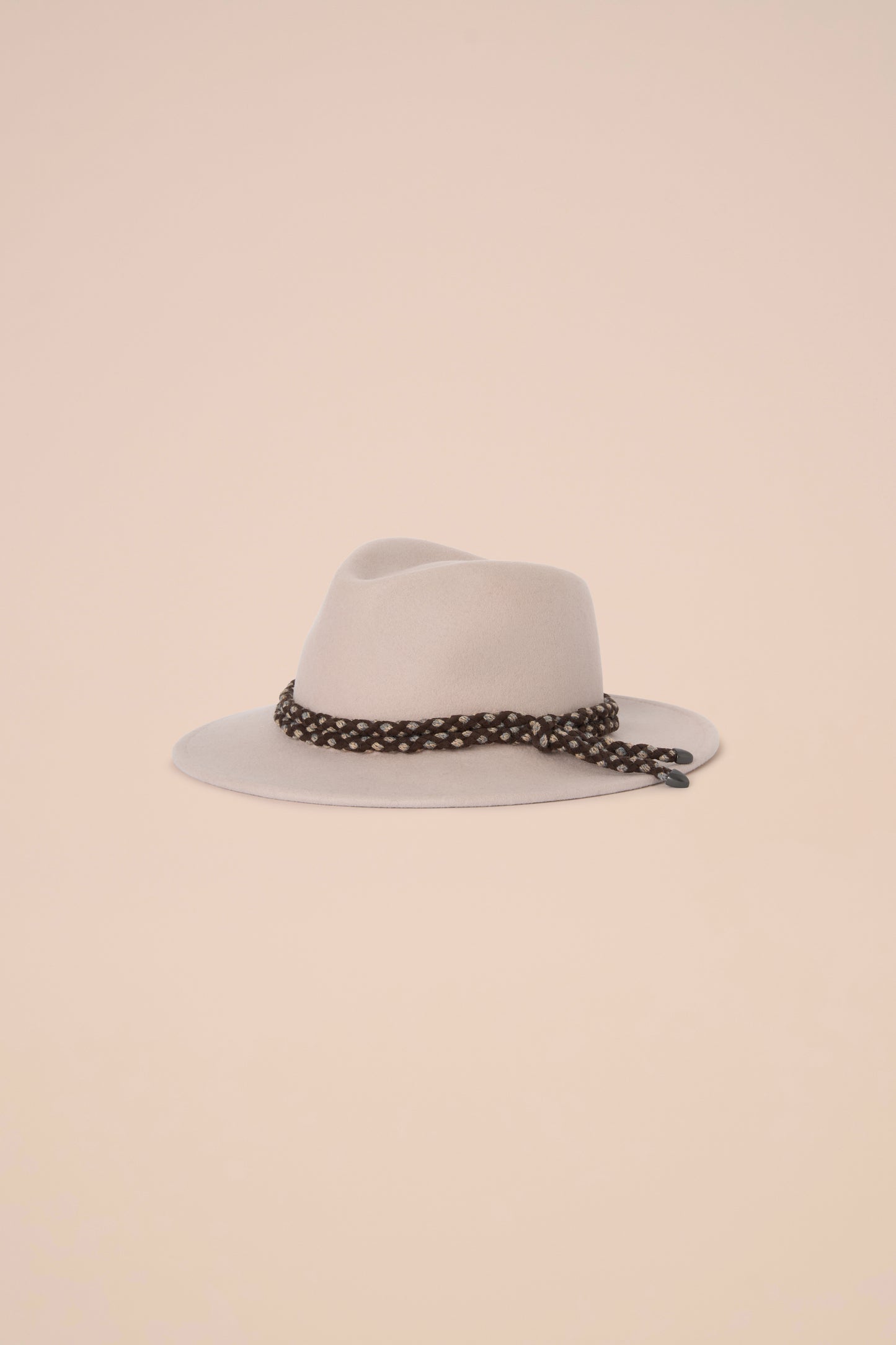 Kansas cappello fedora in lana e cashmere - OLIVEGREENMELANGE