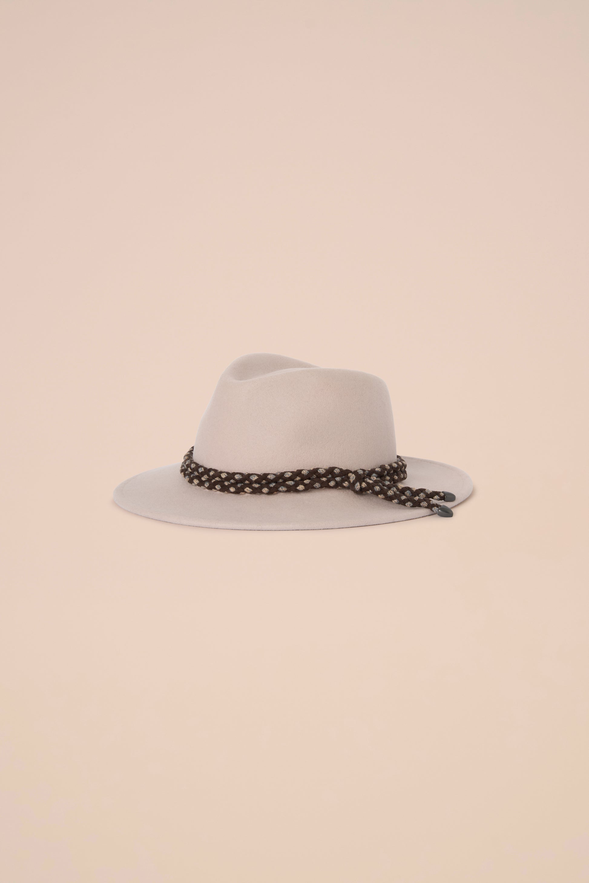 Kansas cappello fedora in lana e cashmere - OLIVEGREENMELANGE