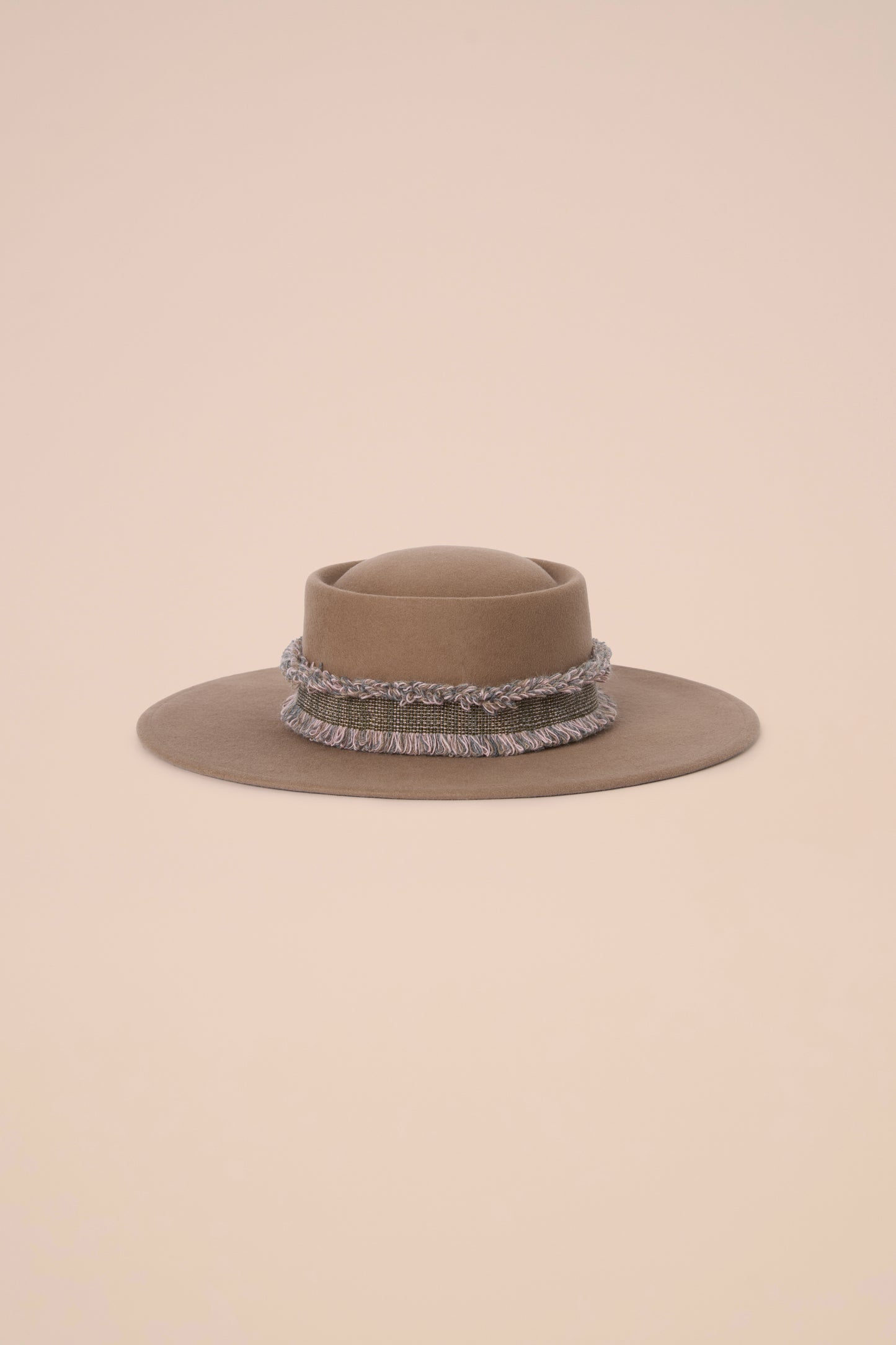 Leon Flat Felt Hat - MIDNIGHTBLUE