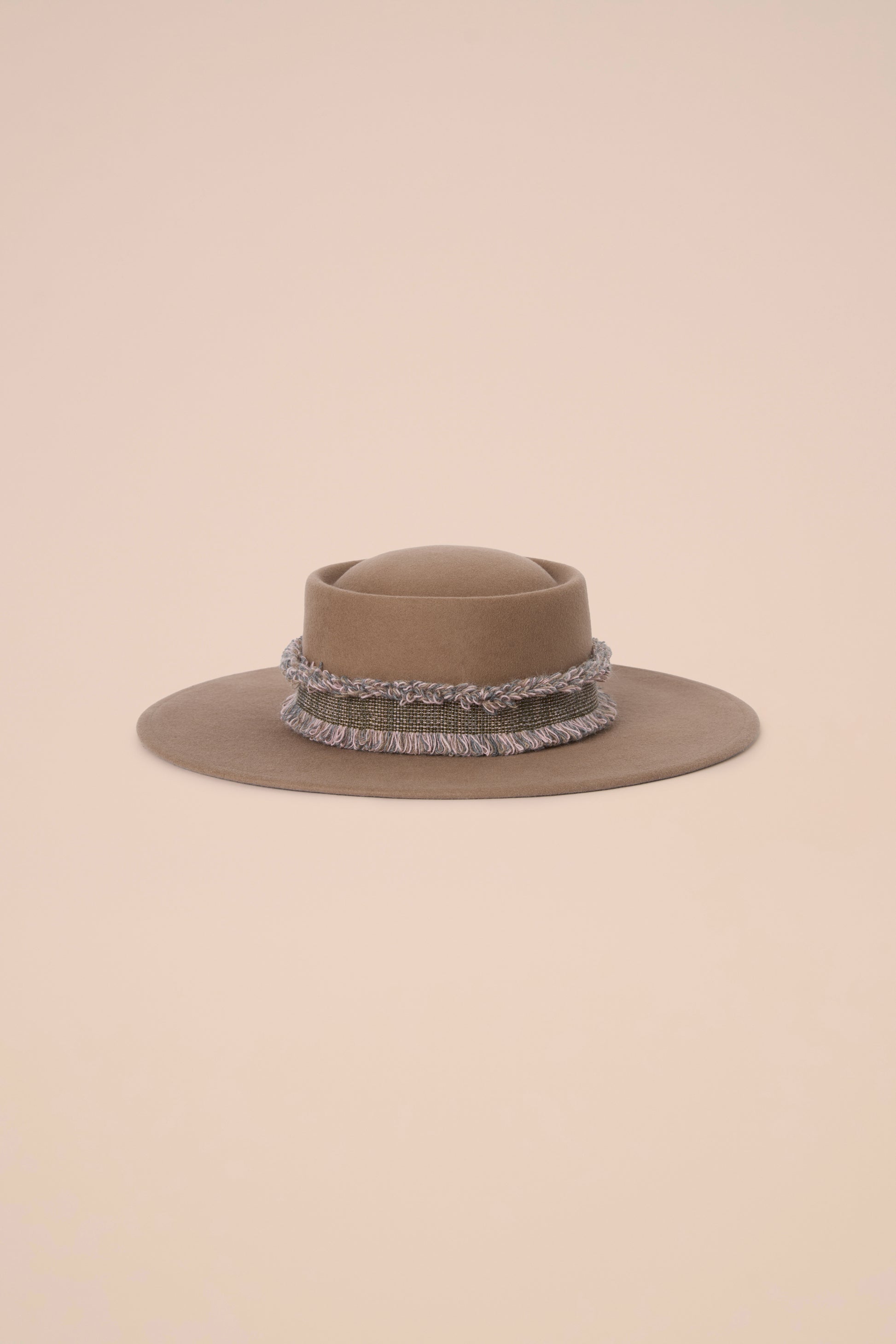 Leon Flat Felt Hat - MIDNIGHTBLUE