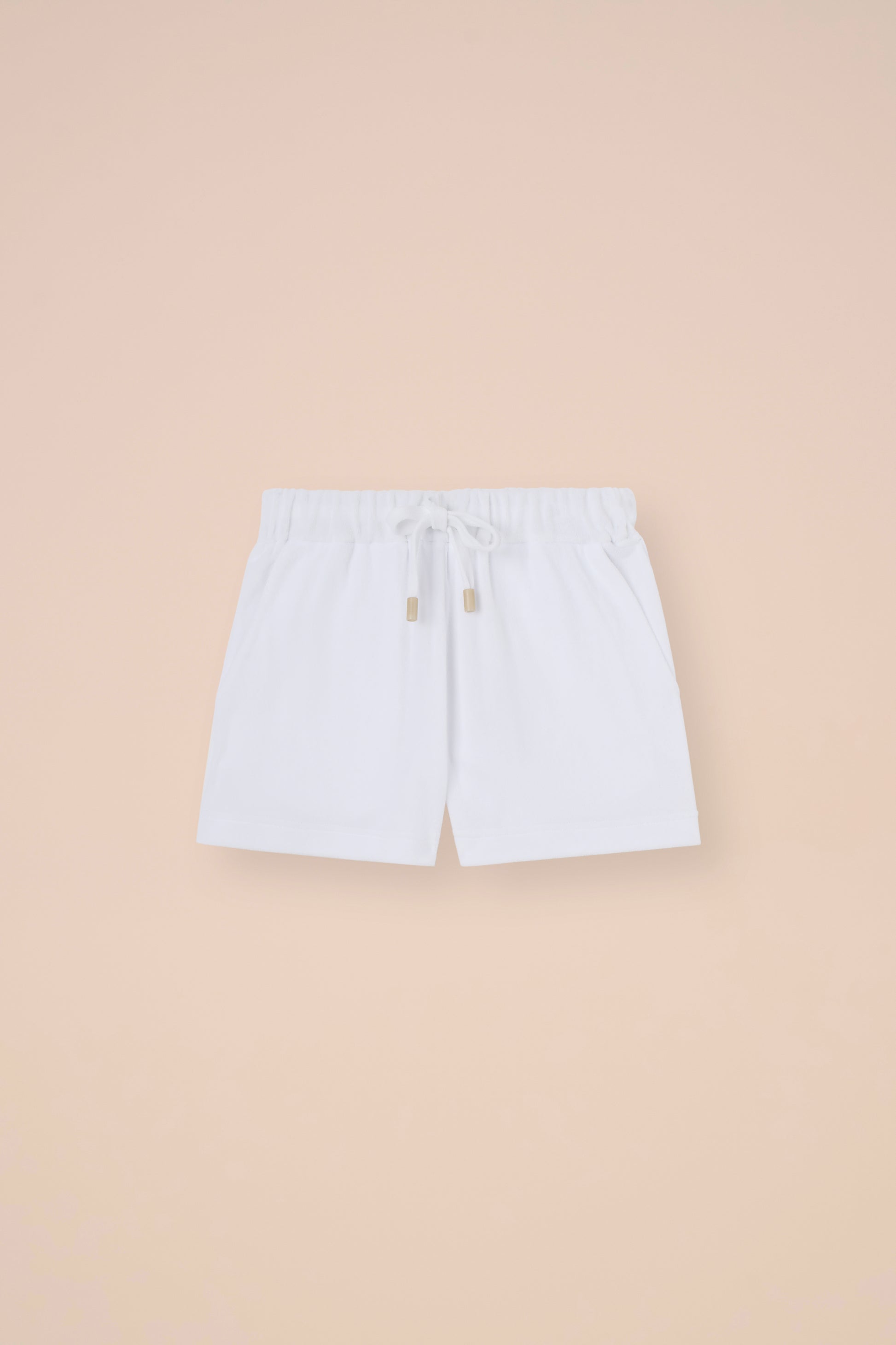 Orosei Terry Cotton Shorts - WHITE