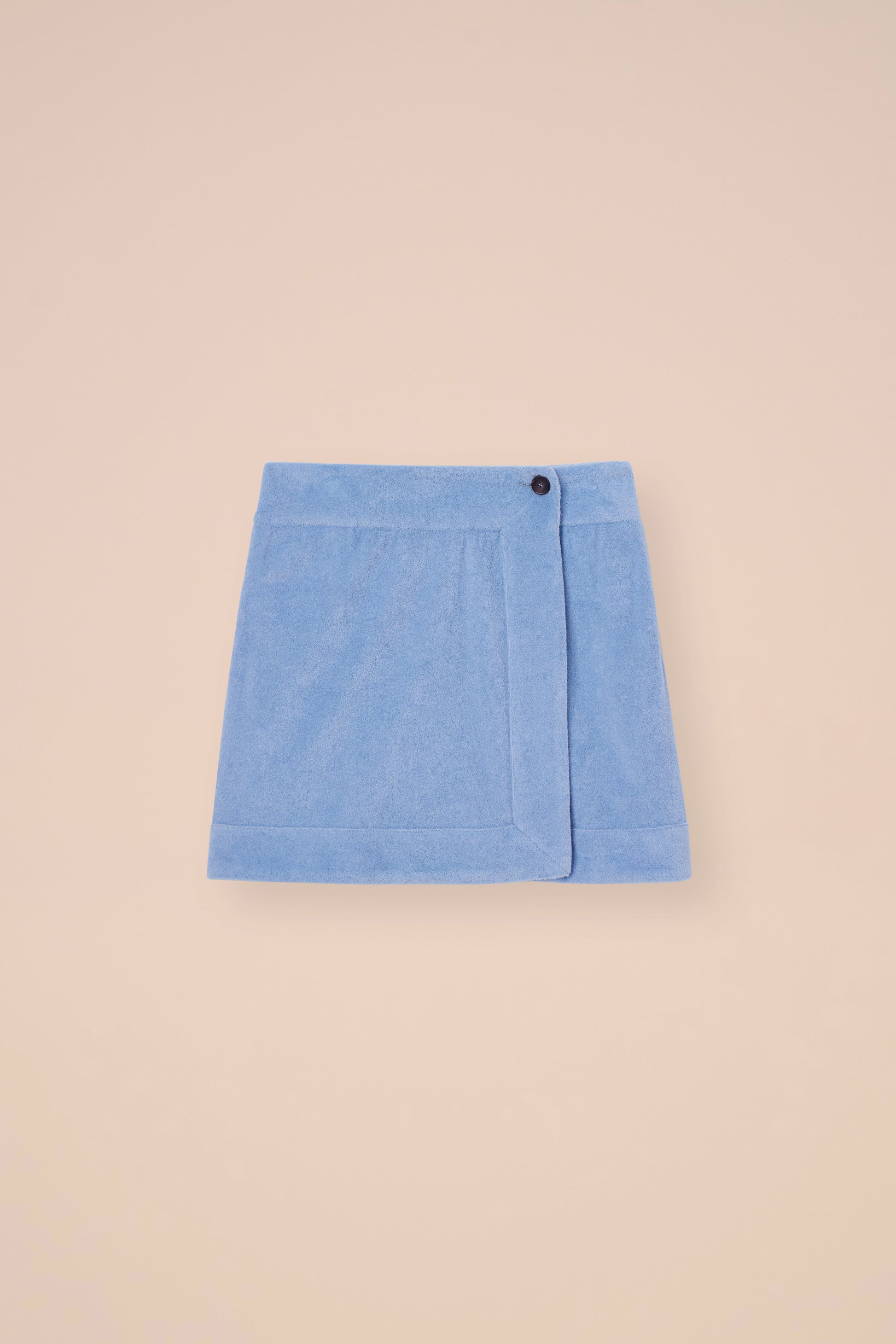 Cabras Terry Cotton Skirt - WHITE