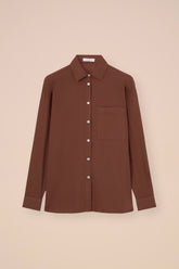 Palmaria camicia in voile di cotone